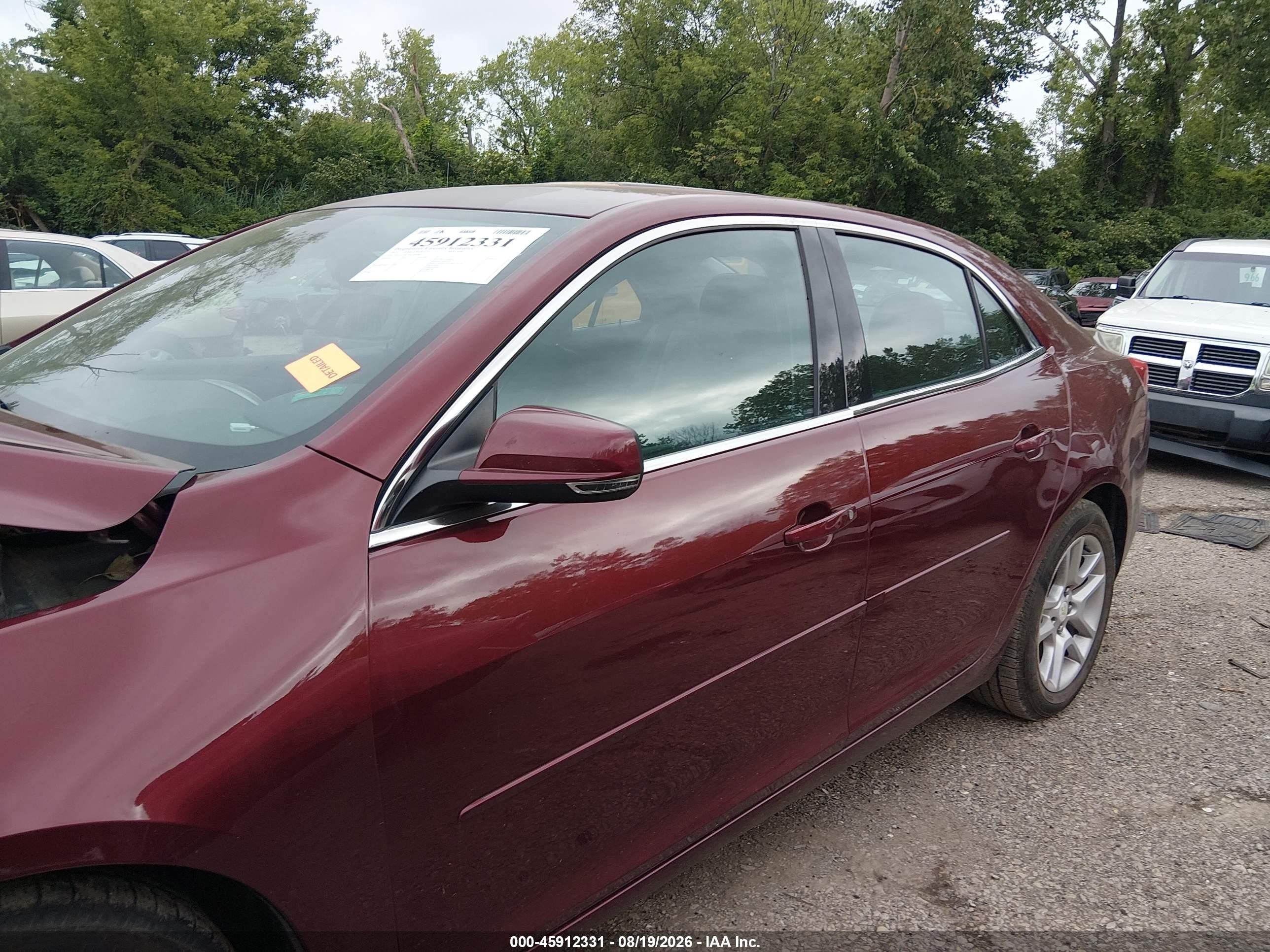 2015 Chevrolet Malibu 1lt Burgundy vin: 1G11C5SL7FF348649