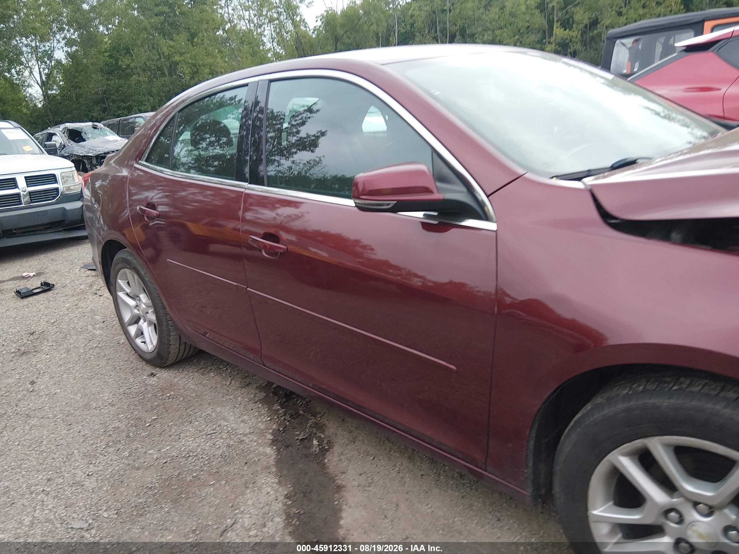 2015 Chevrolet Malibu 1lt Burgundy vin: 1G11C5SL7FF348649