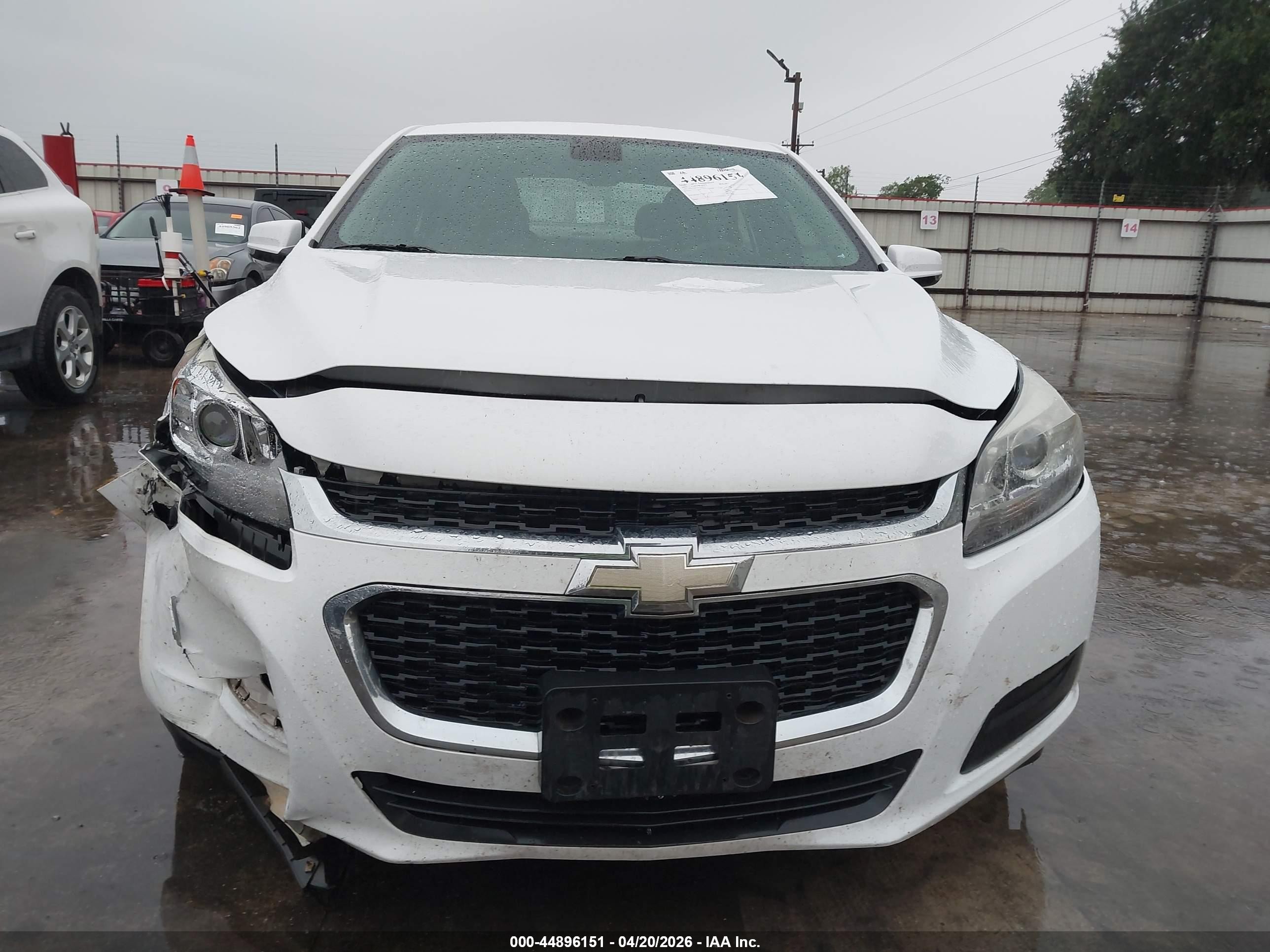 2015 Chevrolet Malibu 1lt White vin: 1G11C5SL7FF349395
