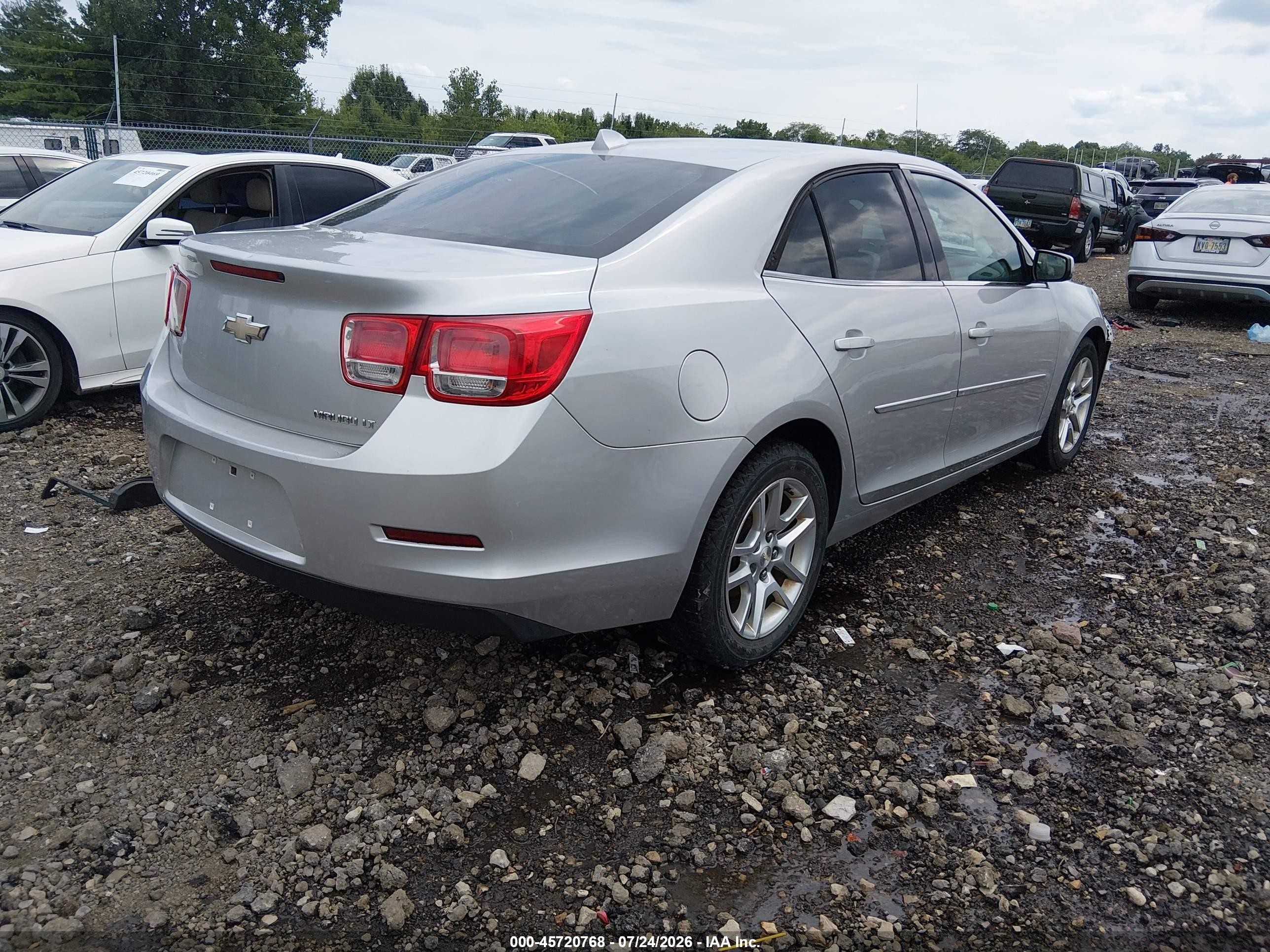 2014 Chevrolet Malibu 1lt Серебряный vin: 1G11C5SL8EF131559