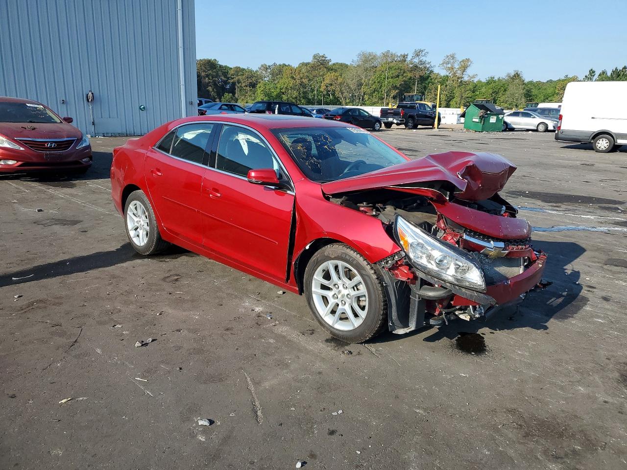 2014 Chevrolet Malibu 1lt Red vin: 1G11C5SL8EF162844