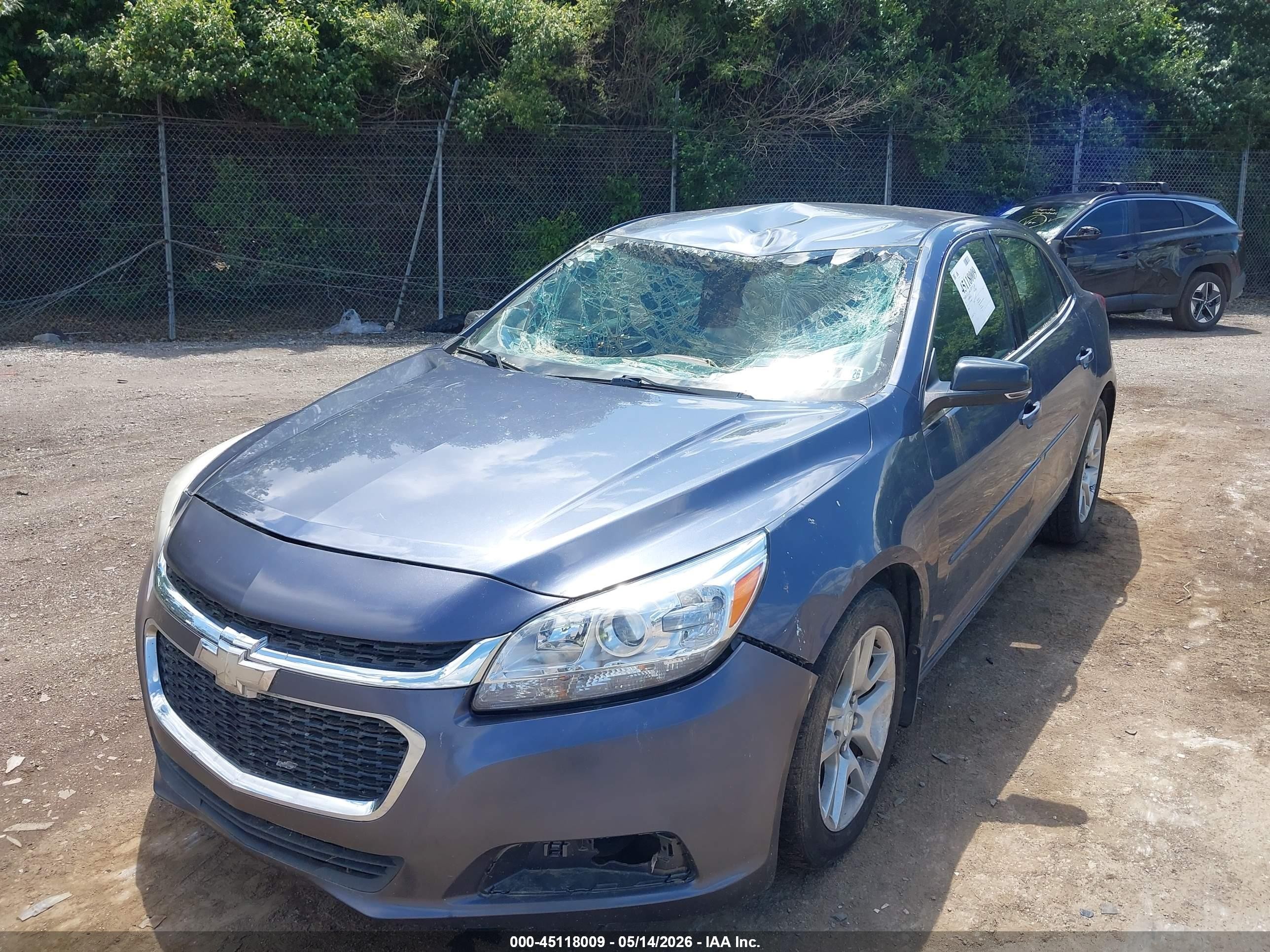 2014 Chevrolet Malibu 1lt Blue vin: 1G11C5SL8EF164058