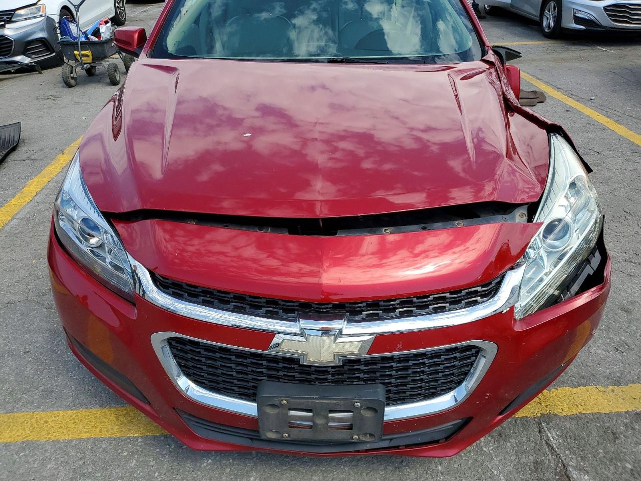2014 Chevrolet Malibu 1lt Red vin: 1G11C5SL8EF174654