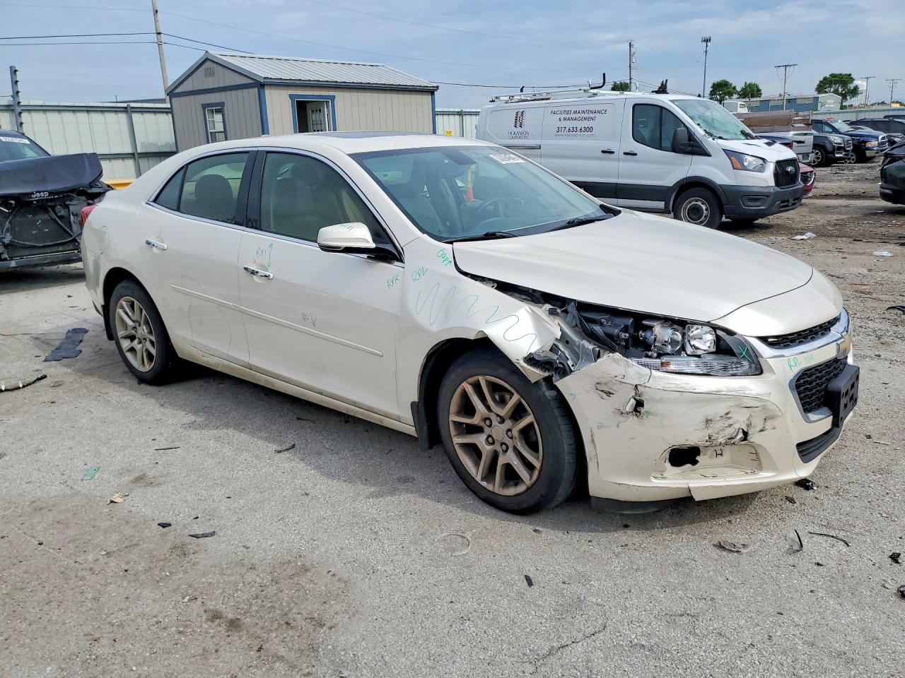 2014 Chevrolet Malibu 1lt Cream vin: 1G11C5SL8EF278643