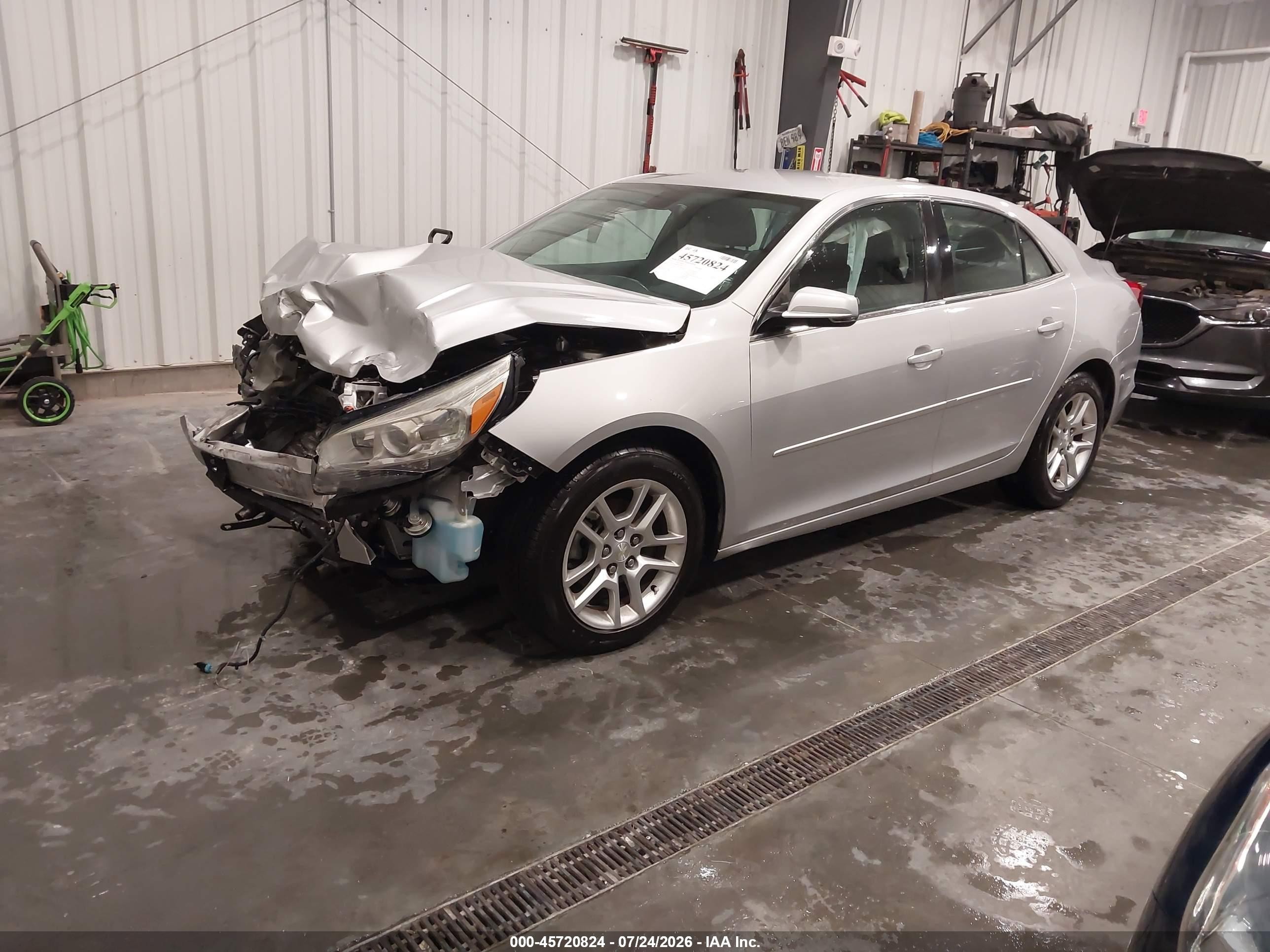 2015 Chevrolet Malibu 1lt Silver vin: 1G11C5SL8FF107991
