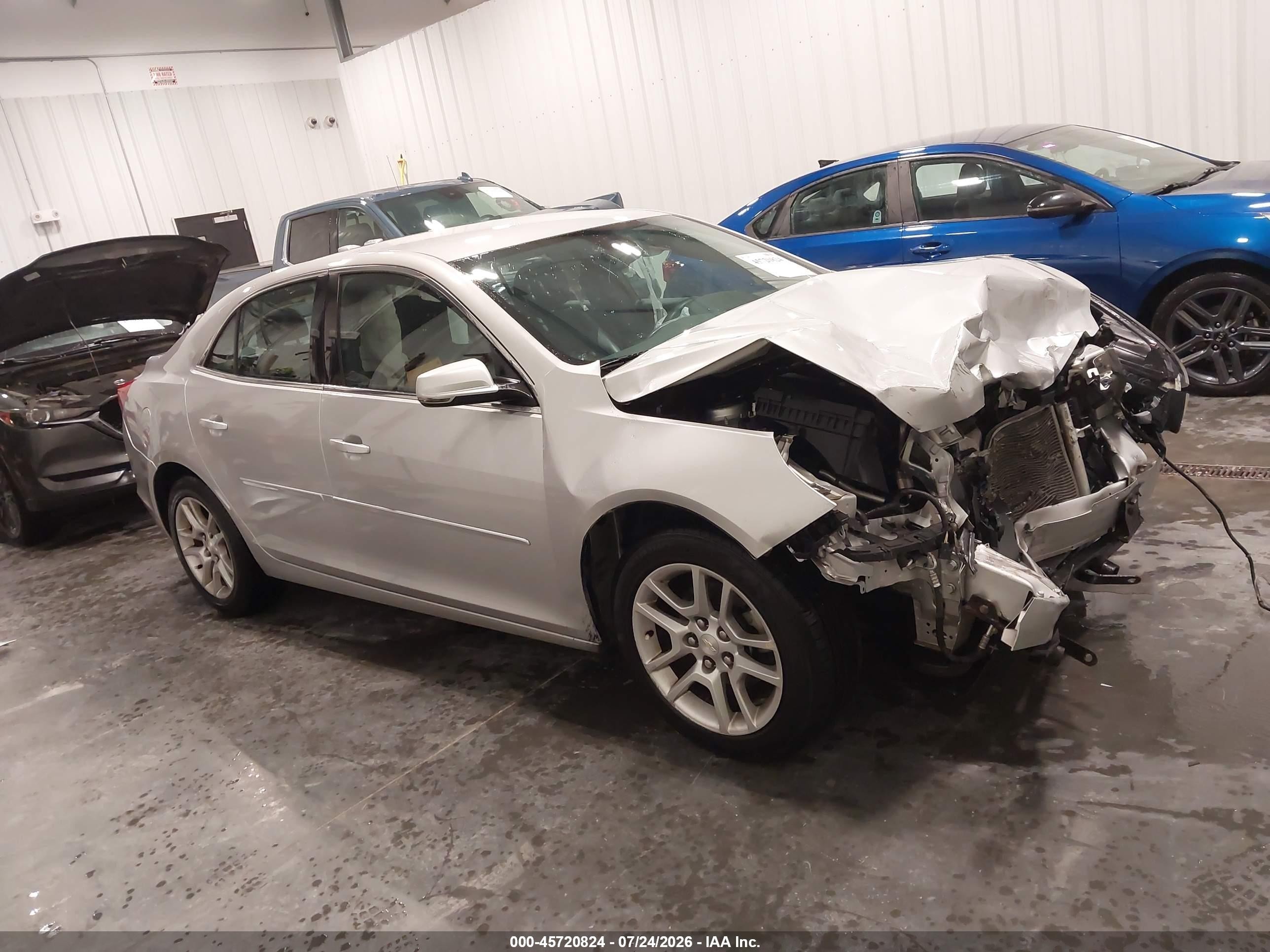 2015 Chevrolet Malibu 1lt Silver vin: 1G11C5SL8FF107991