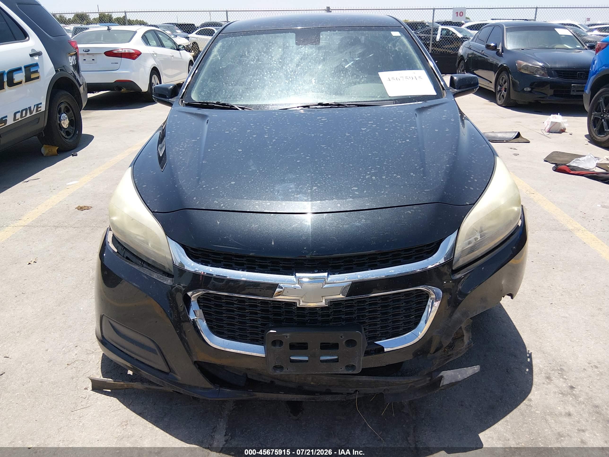 2015 Chevrolet Malibu 1lt Black vin: 1G11C5SL8FF115430