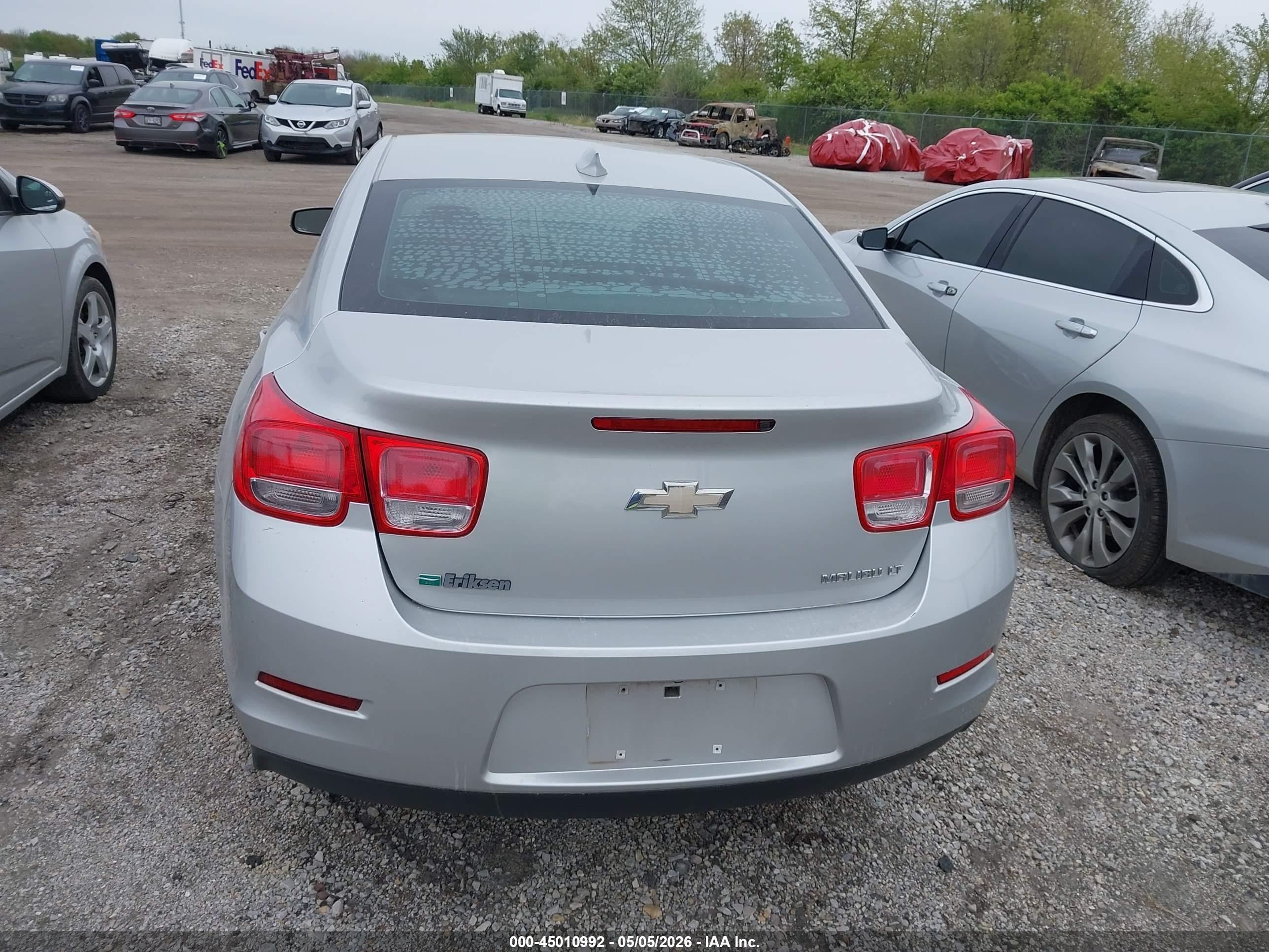 2015 Chevrolet Malibu 1lt Серый vin: 1G11C5SL8FF130753