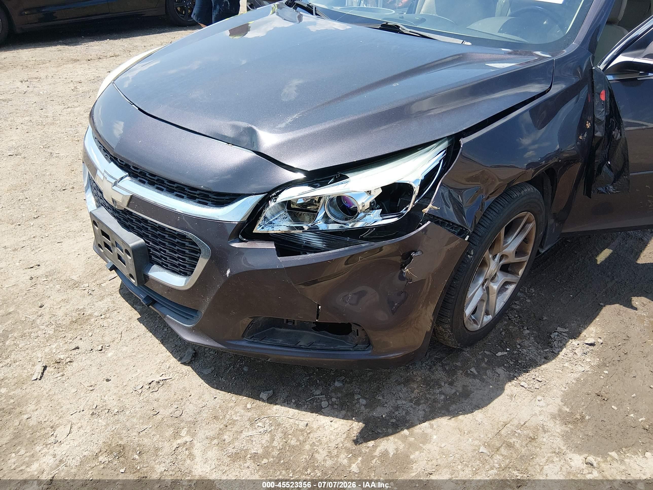 2015 Chevrolet Malibu 1lt Gray vin: 1G11C5SL8FF131918