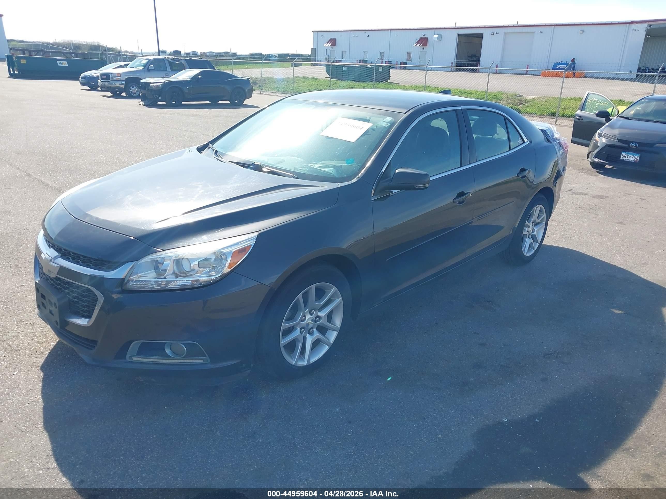 2015 Chevrolet Malibu 1lt Gray vin: 1G11C5SL8FF157497