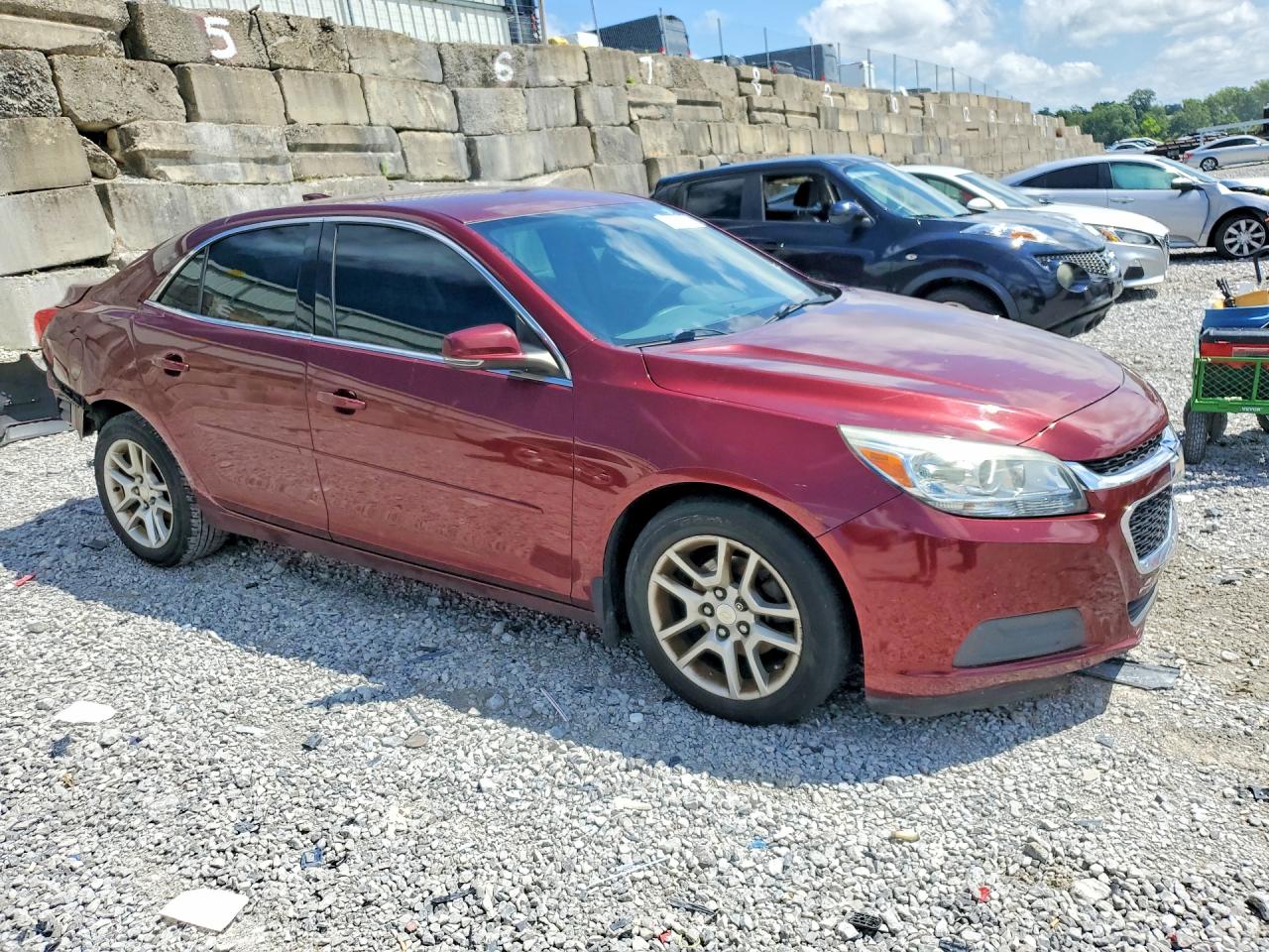 2015 Chevrolet Malibu 1lt Burgundy vin: 1G11C5SL8FF224423