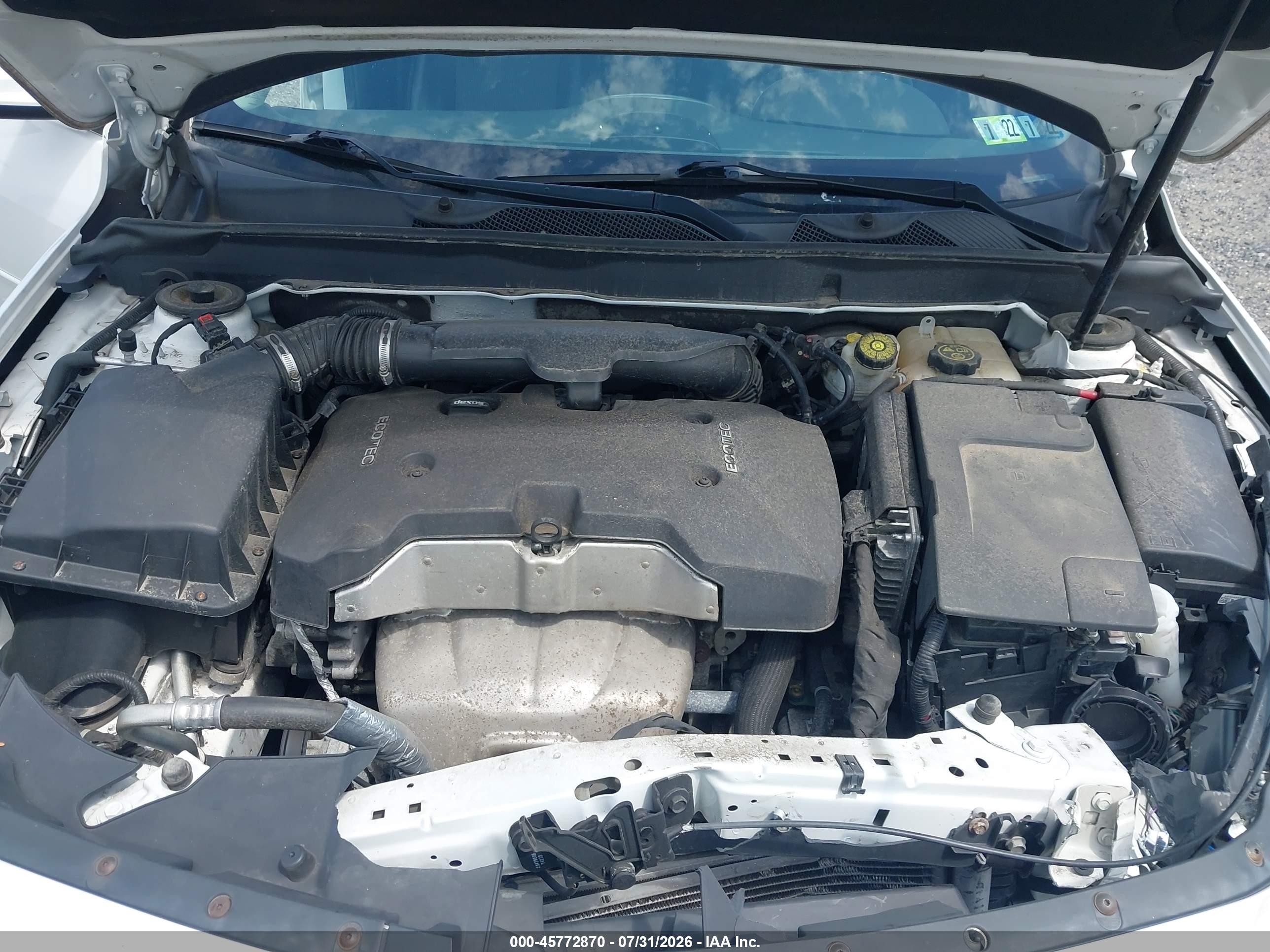 2015 Chevrolet Malibu 1lt Белый vin: 1G11C5SL8FF236667