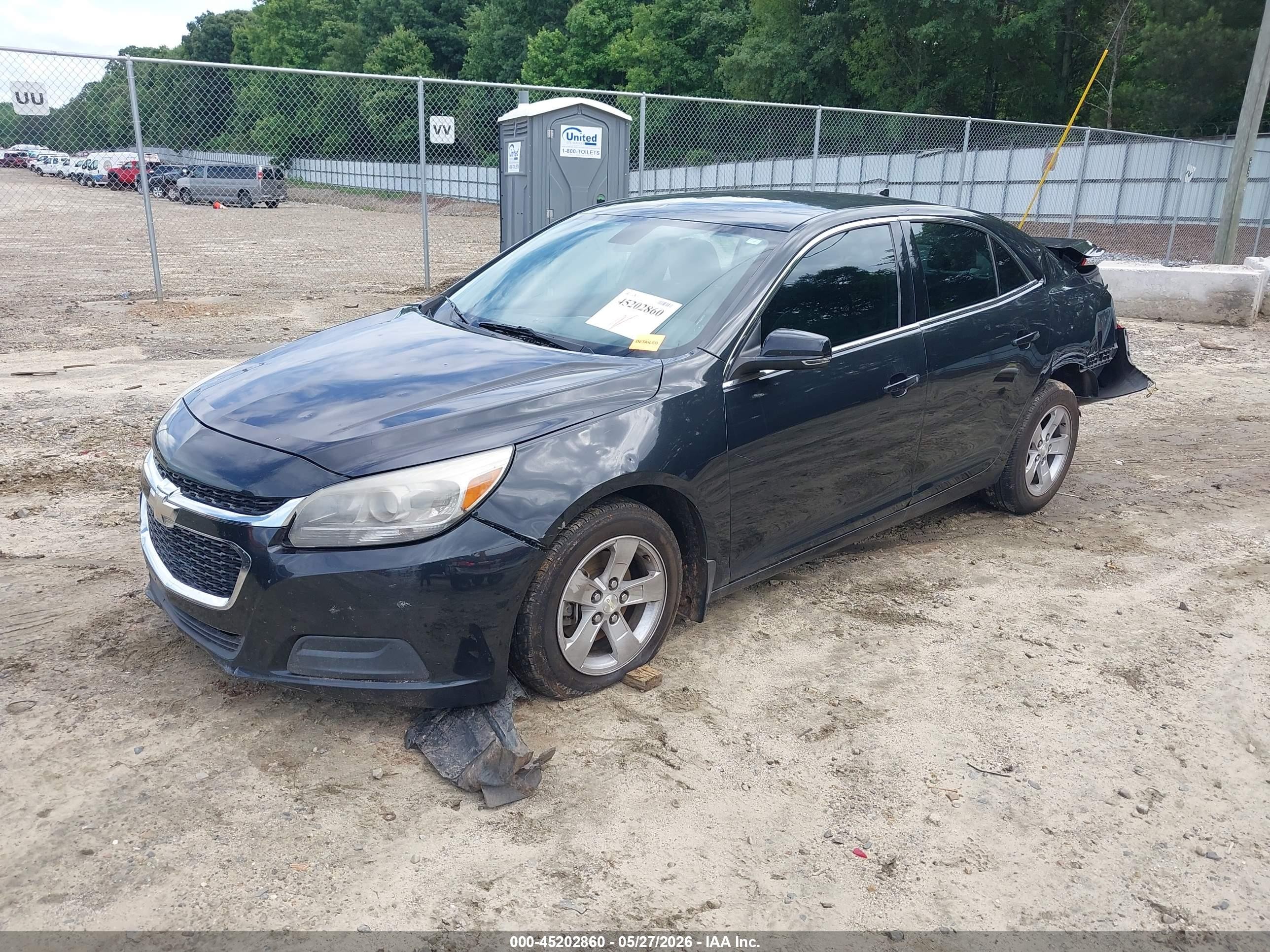 2015 Chevrolet Malibu 1lt Black vin: 1G11C5SL8FF308158