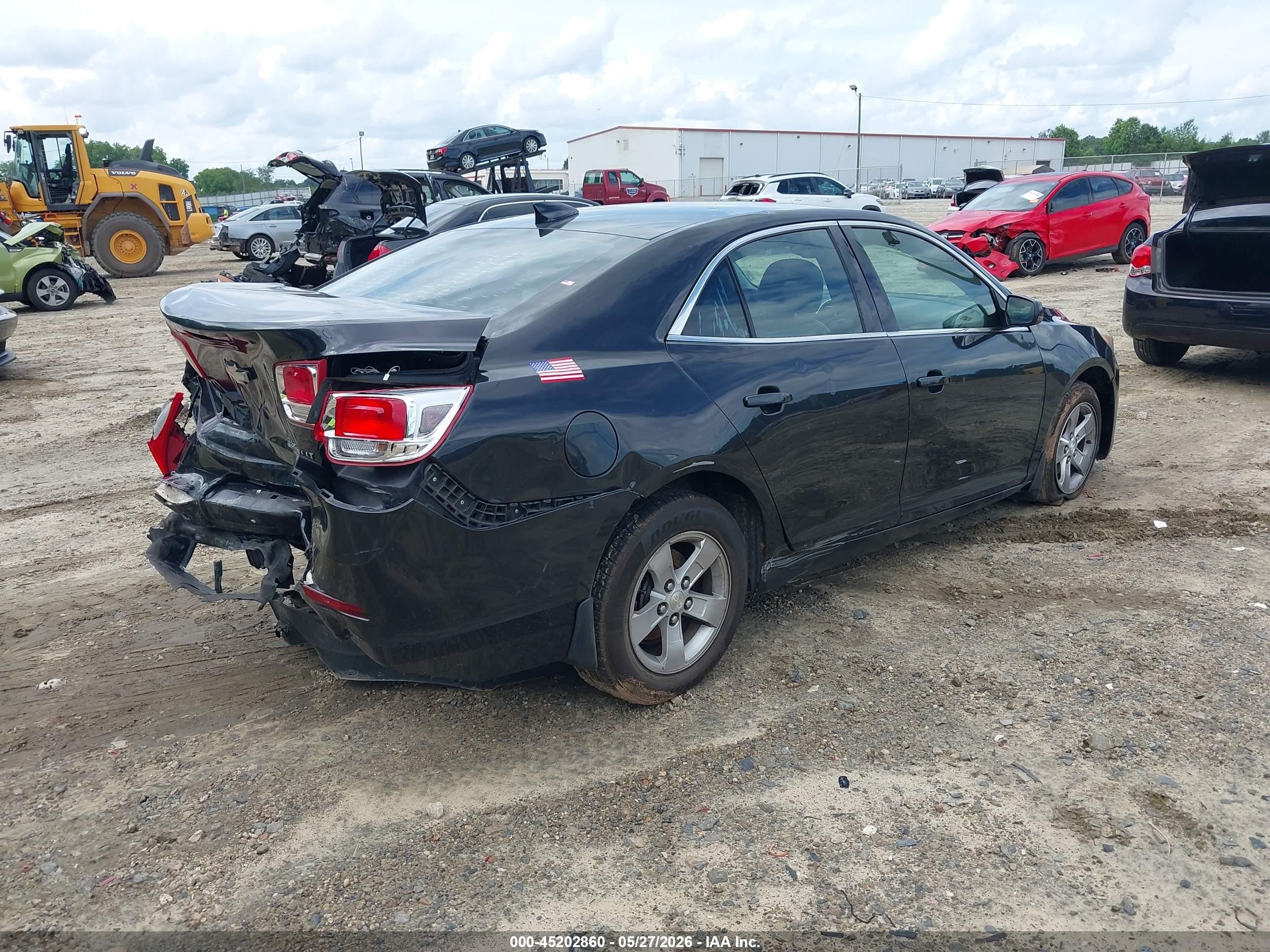 2015 Chevrolet Malibu 1lt Black vin: 1G11C5SL8FF308158