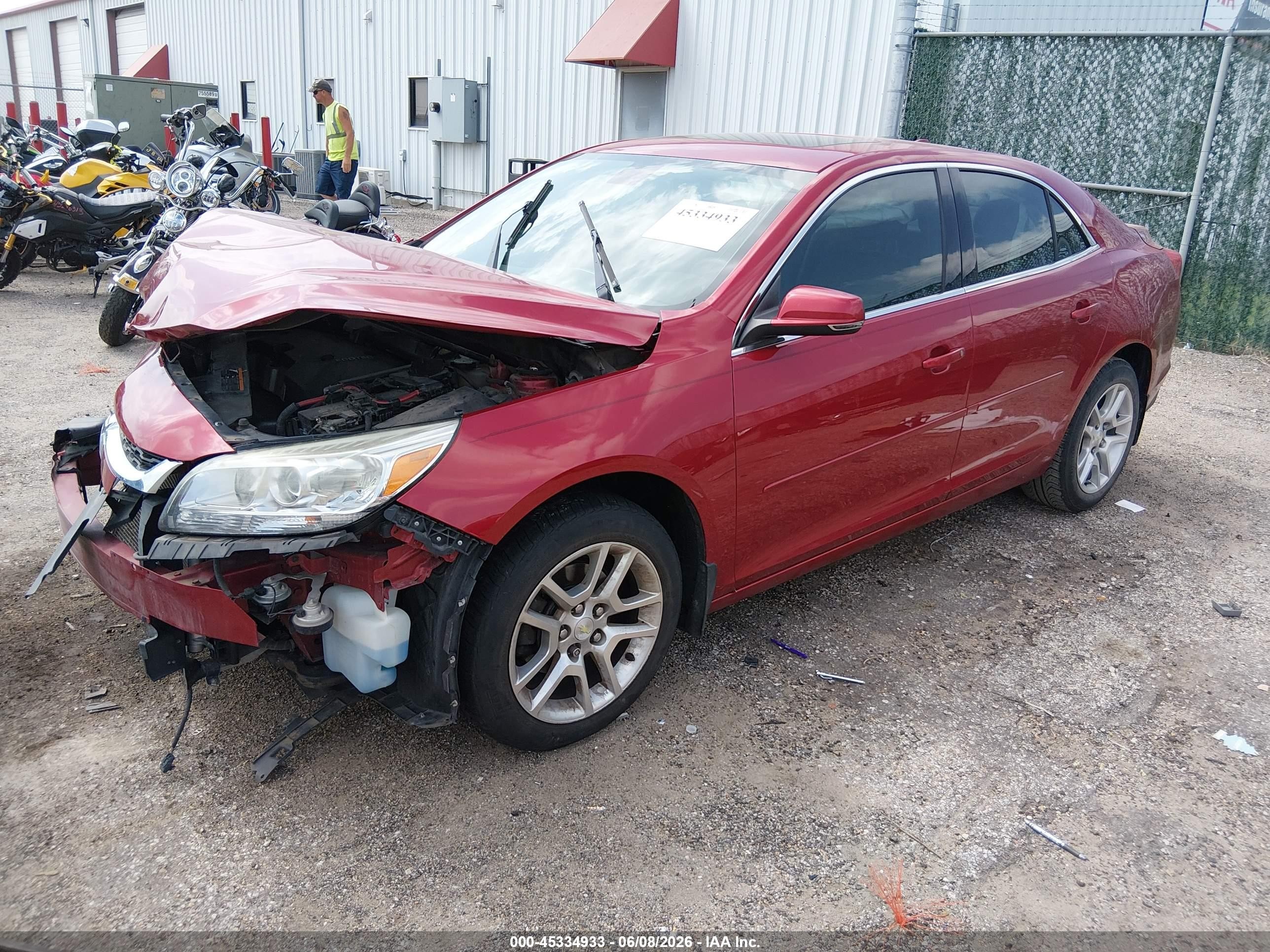 2014 Chevrolet Malibu 1lt Red vin: 1G11C5SL9EF107383