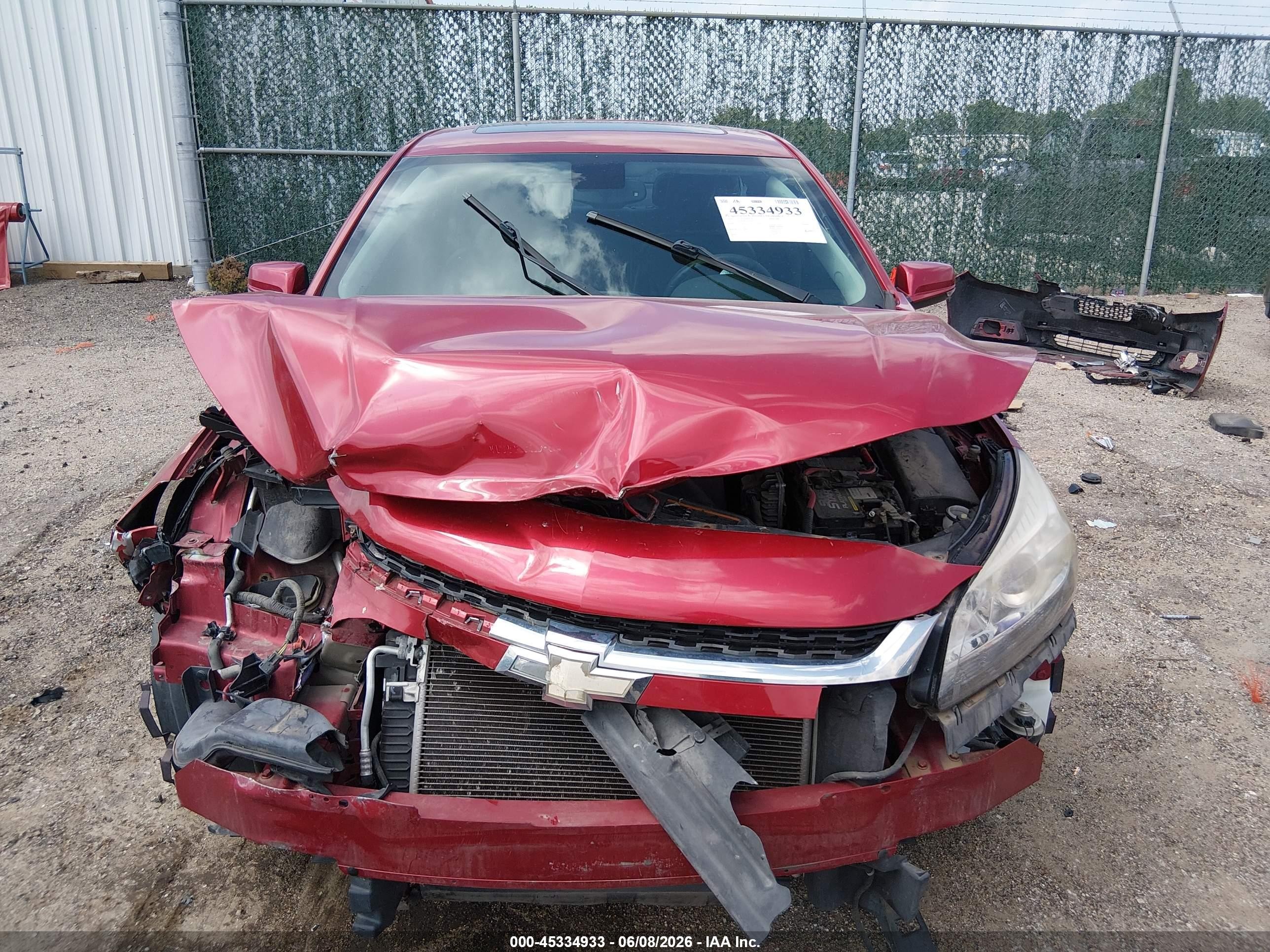 2014 Chevrolet Malibu 1lt Red vin: 1G11C5SL9EF107383