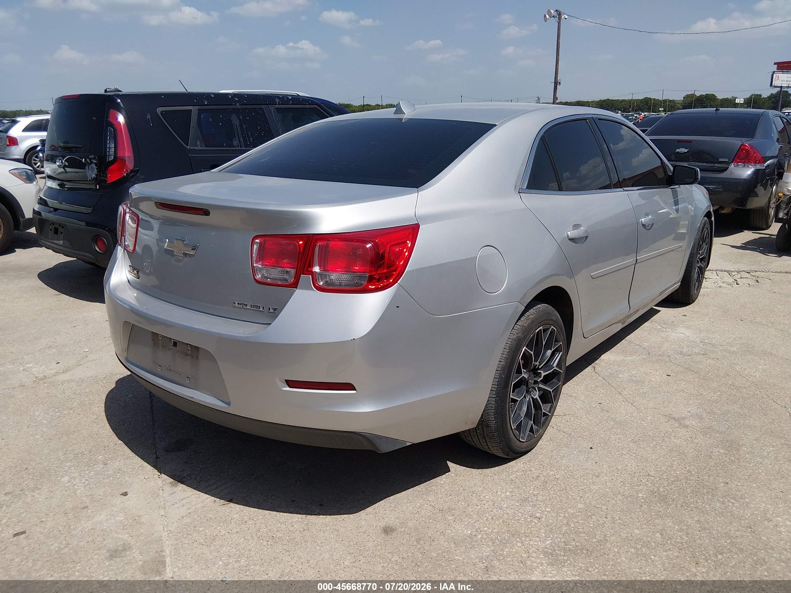 2014 Chevrolet Malibu 1lt Серый vin: 1G11C5SL9EF116620