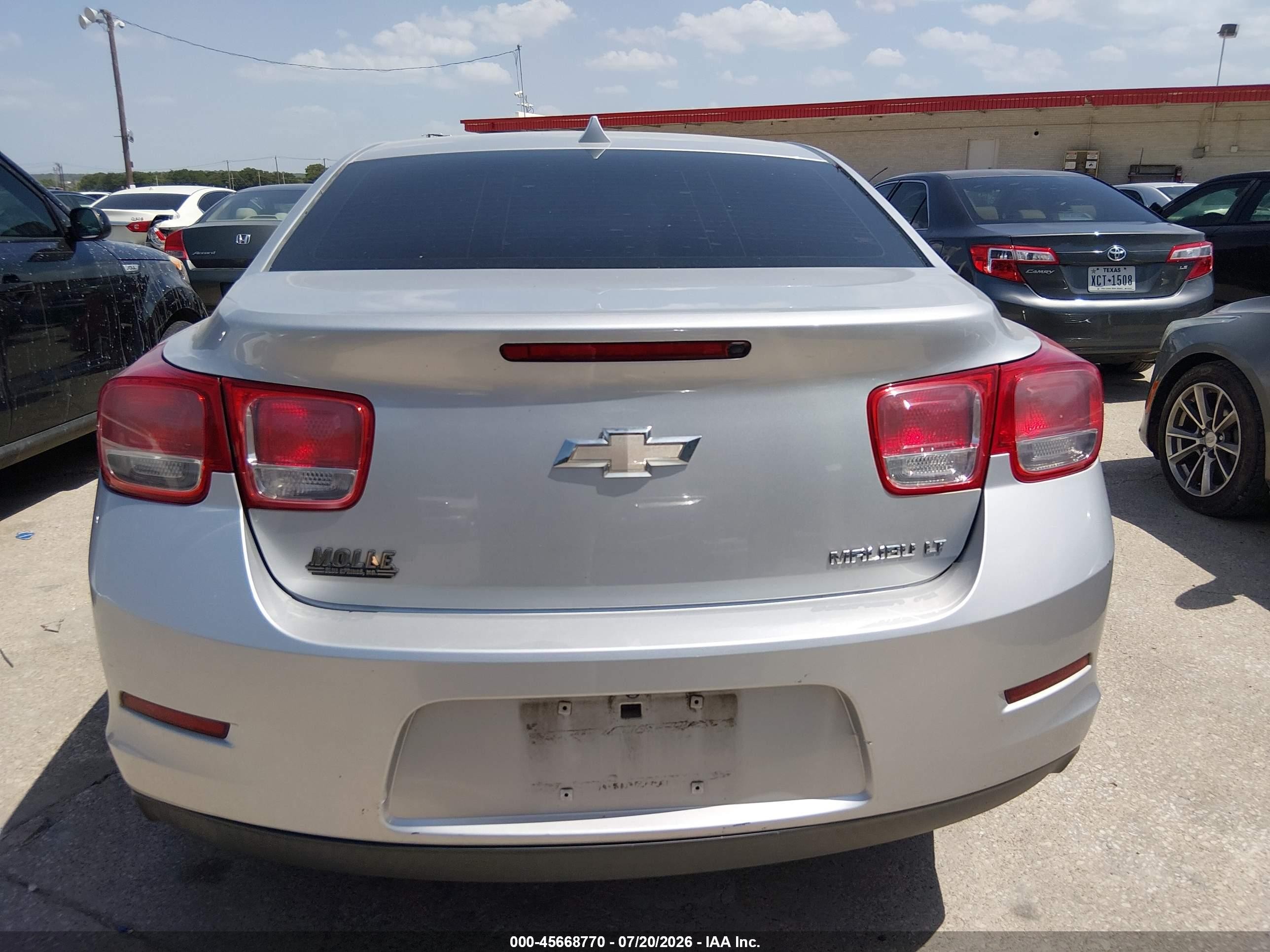 2014 Chevrolet Malibu 1lt Серый vin: 1G11C5SL9EF116620