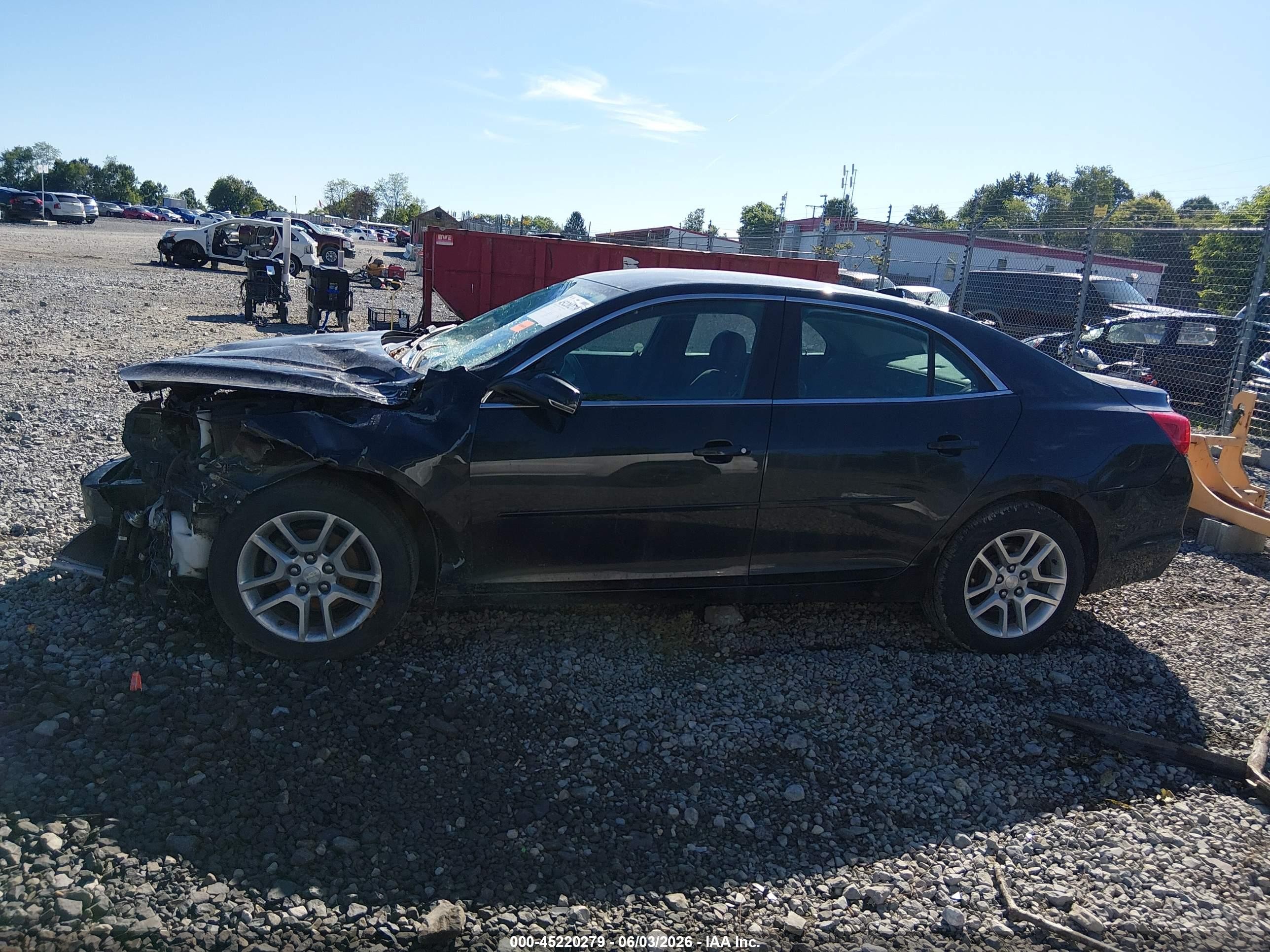 2014 Chevrolet Malibu 1lt Black vin: 1G11C5SL9EF117704