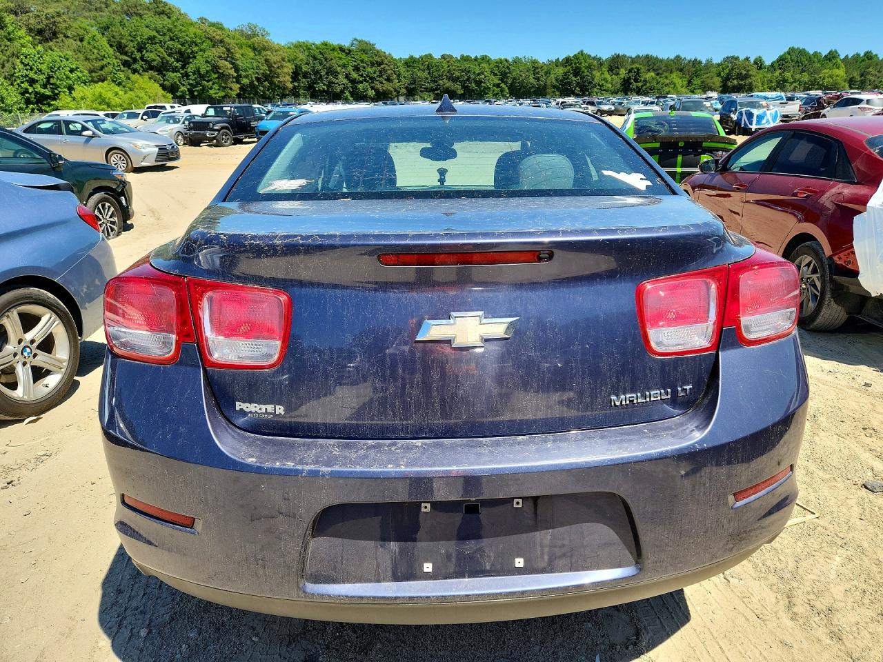 2014 Chevrolet Malibu 1lt Blue vin: 1G11C5SL9EF137340