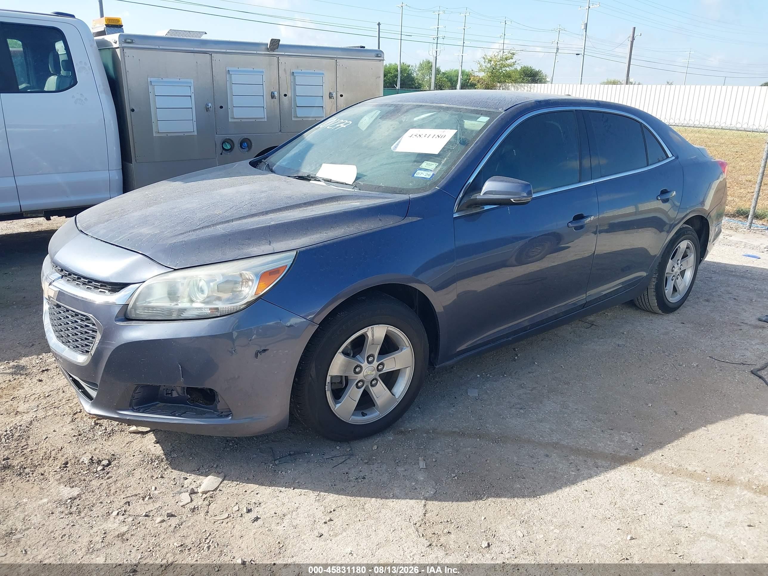 2014 Chevrolet Malibu 1lt Blue vin: 1G11C5SL9EF201277