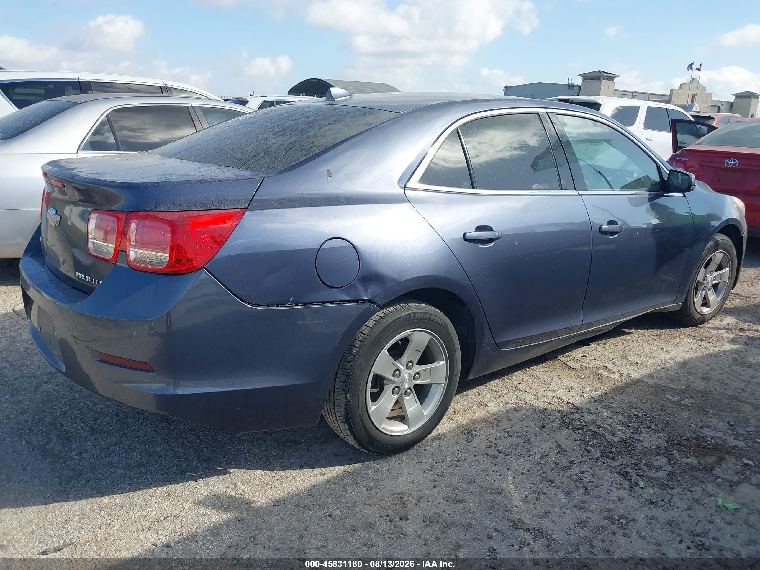 2014 Chevrolet Malibu 1lt Blue vin: 1G11C5SL9EF201277