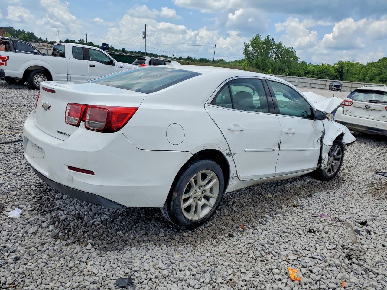2014 Chevrolet Malibu 1lt White vin: 1G11C5SL9EF273838