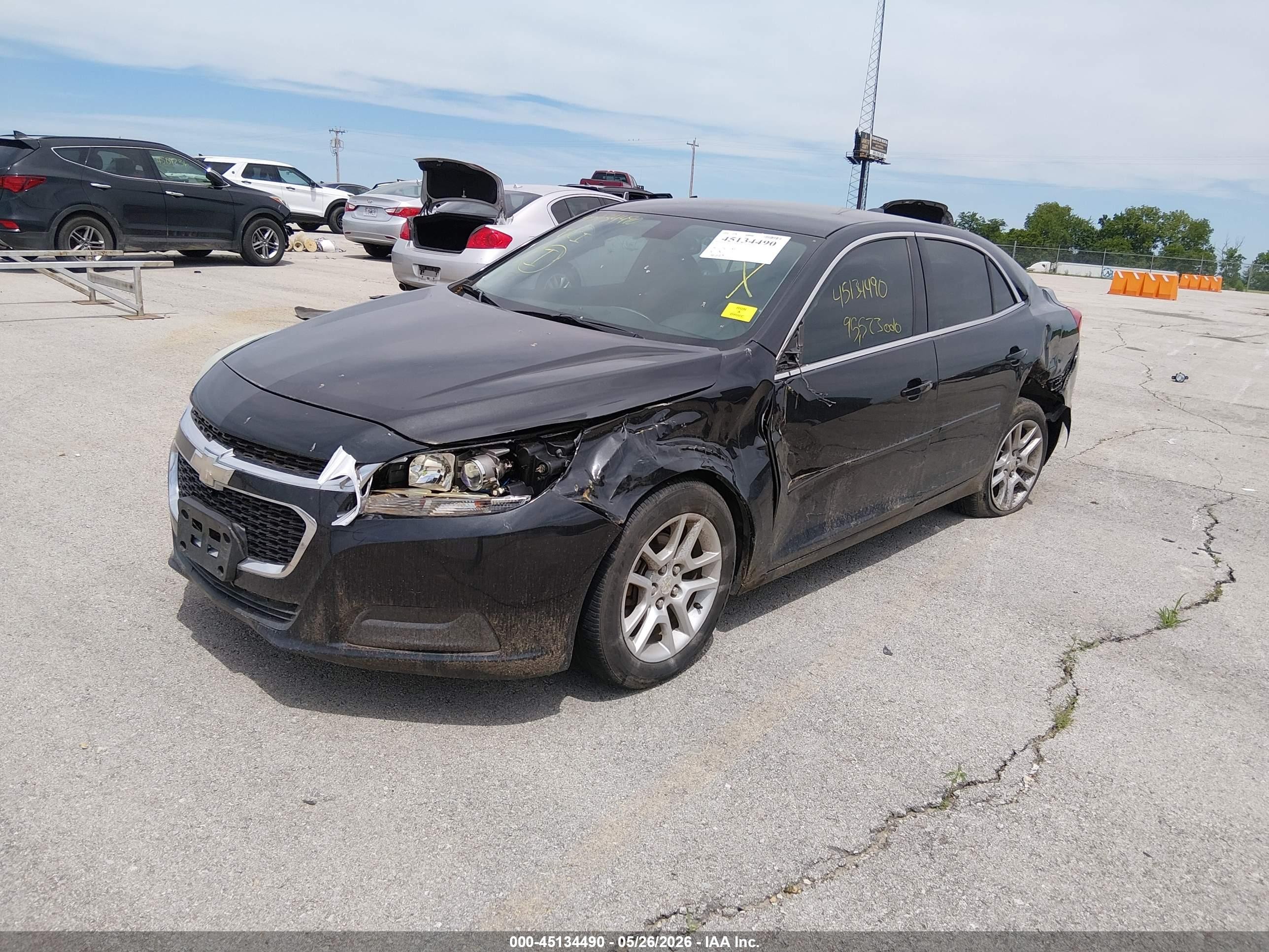 2015 Chevrolet Malibu 1lt Black vin: 1G11C5SL9FF147464