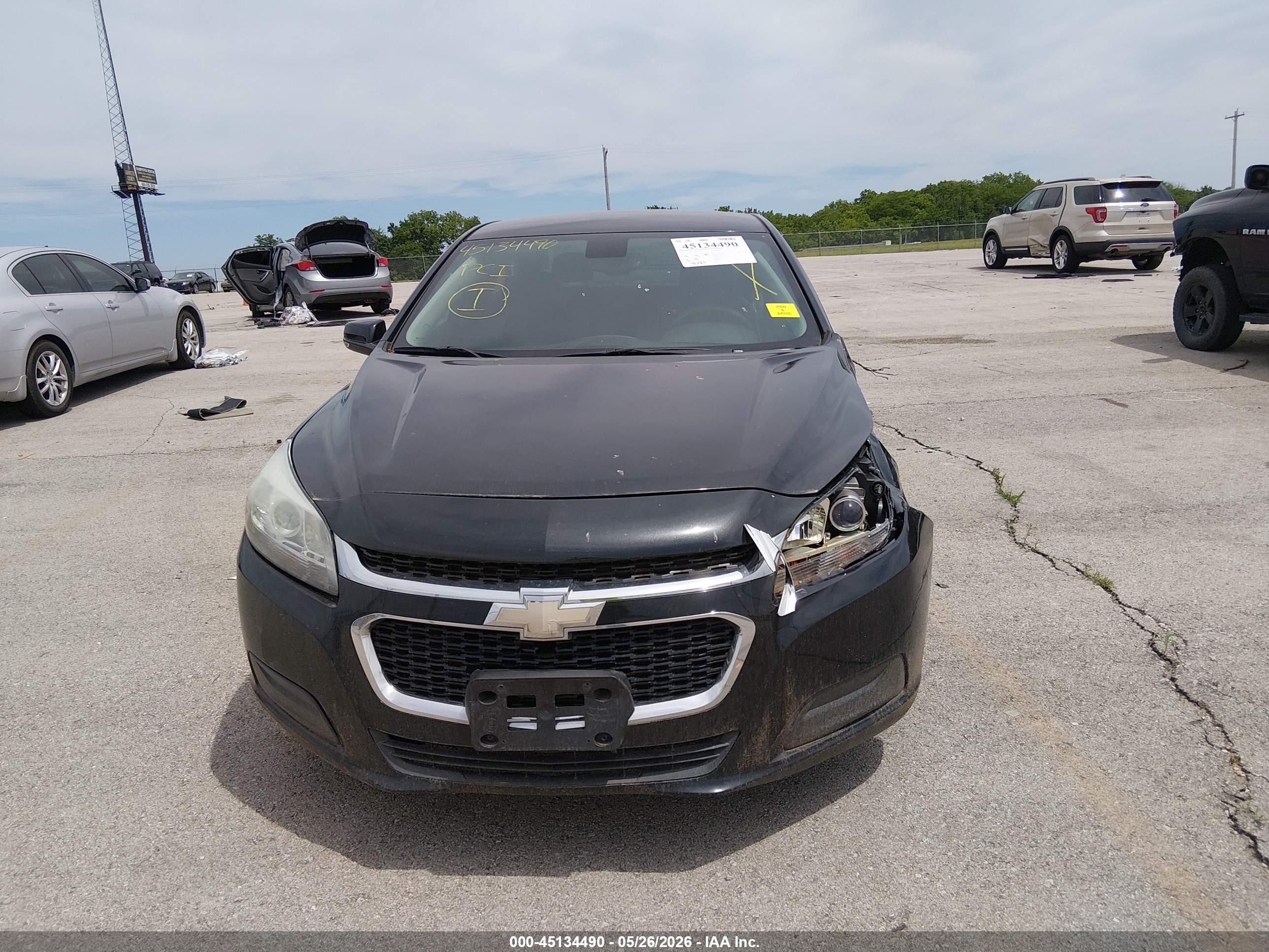2015 Chevrolet Malibu 1lt Black vin: 1G11C5SL9FF147464