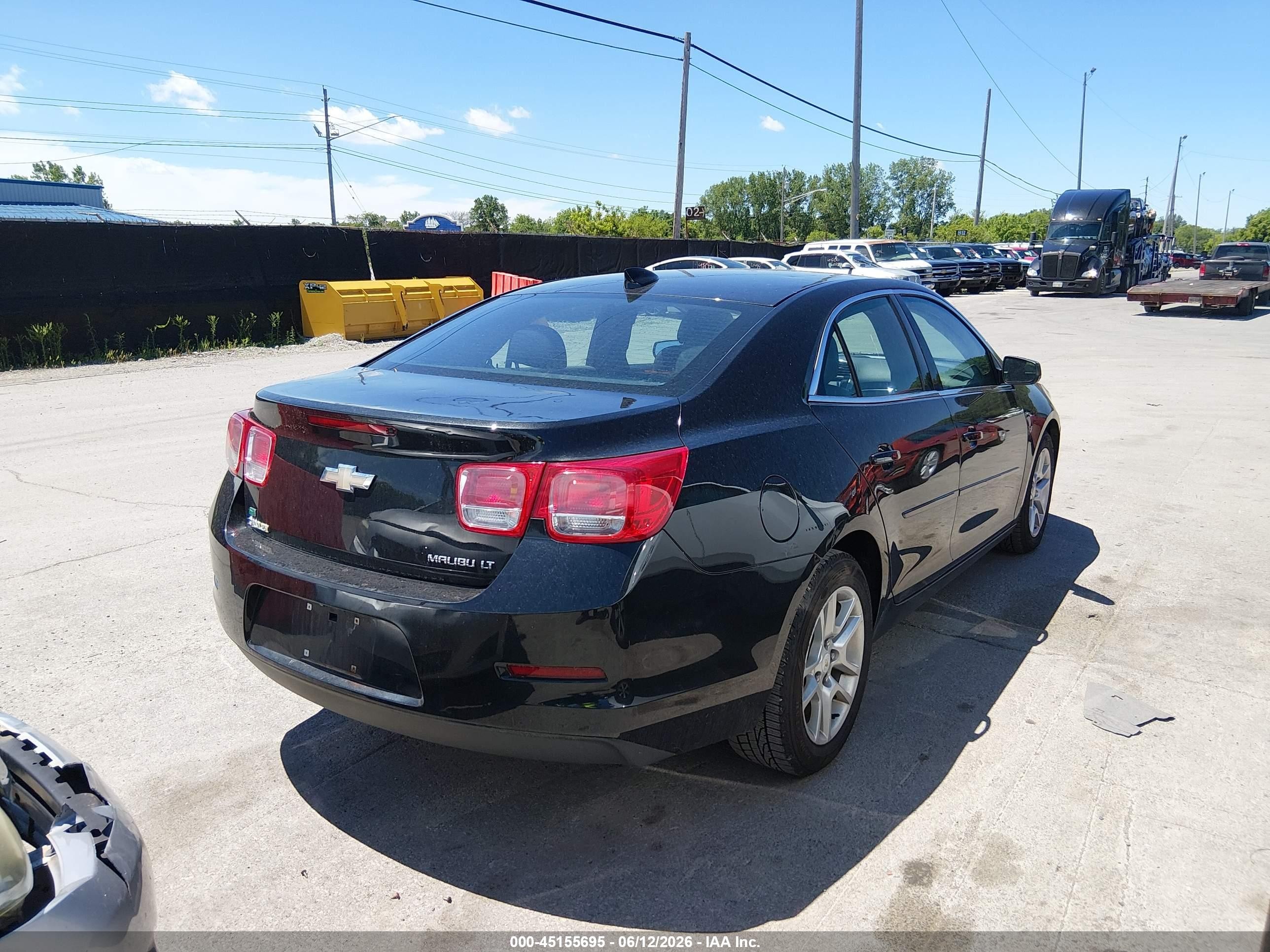 2015 Chevrolet Malibu 1lt Black vin: 1G11C5SL9FF159890