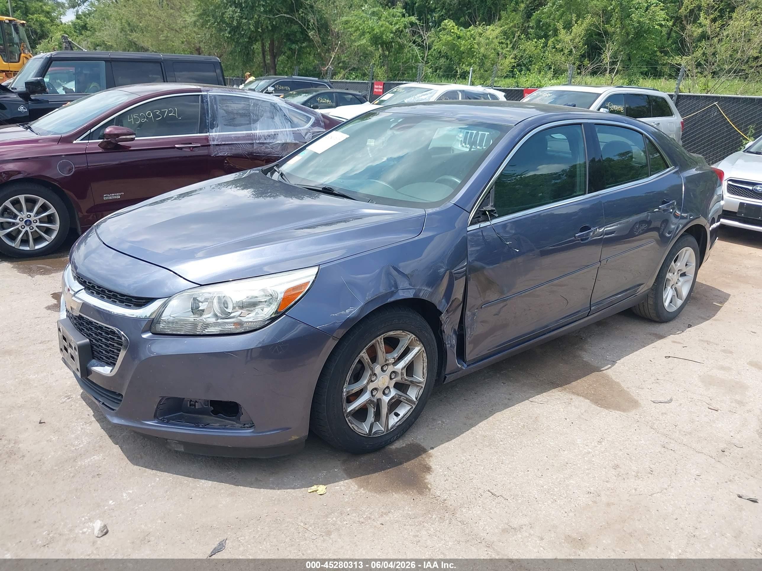 2015 Chevrolet Malibu 1lt Blue vin: 1G11C5SL9FF182067