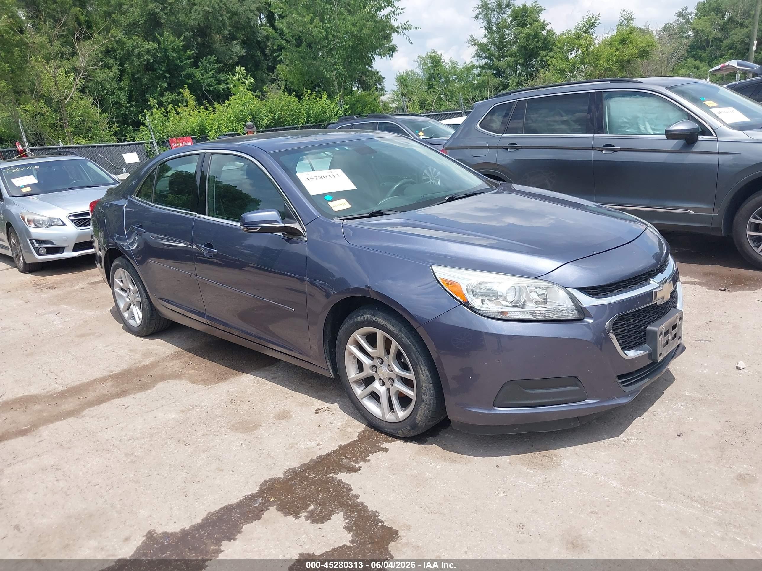 2015 Chevrolet Malibu 1lt Blue vin: 1G11C5SL9FF182067