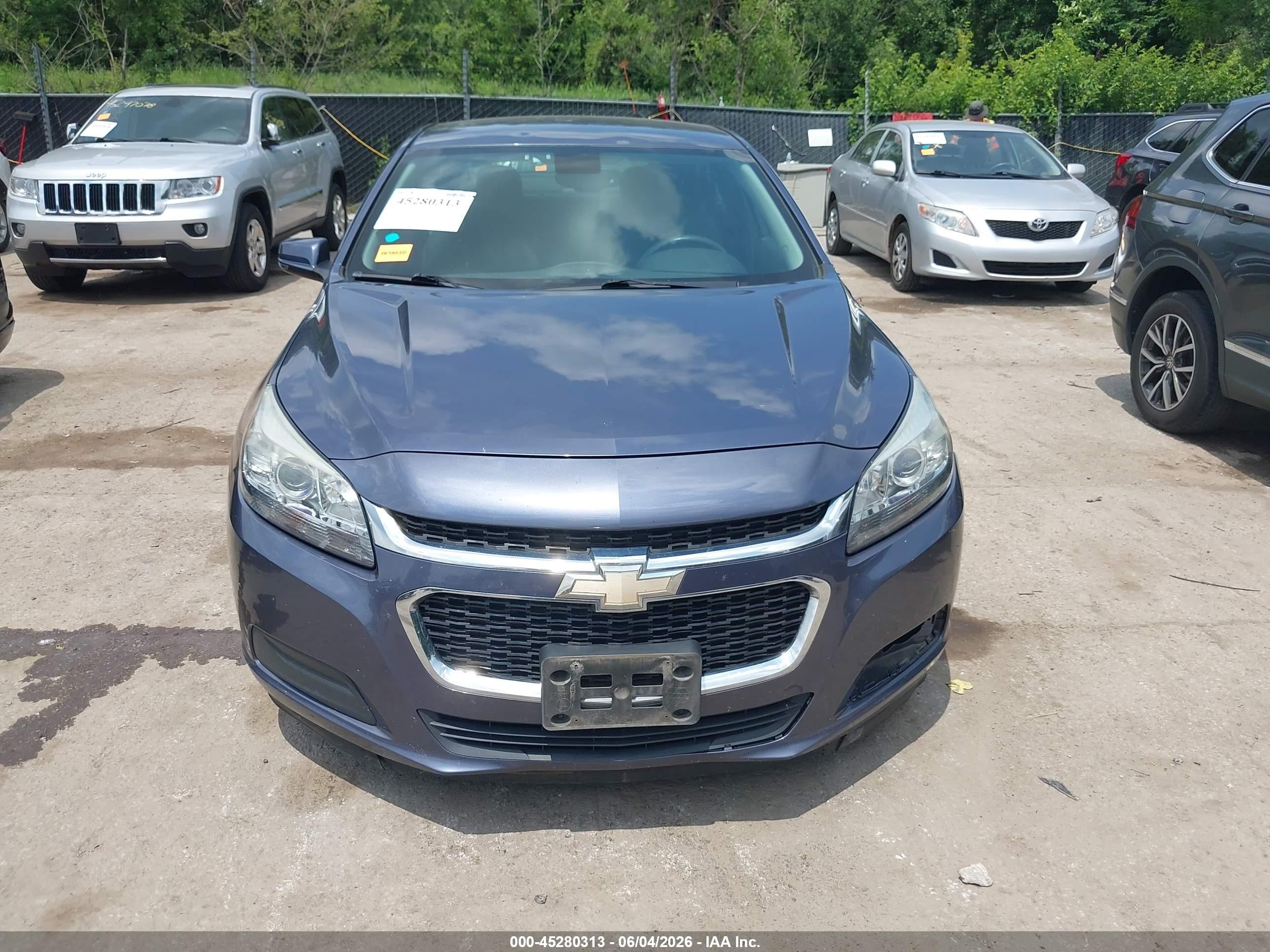2015 Chevrolet Malibu 1lt Blue vin: 1G11C5SL9FF182067