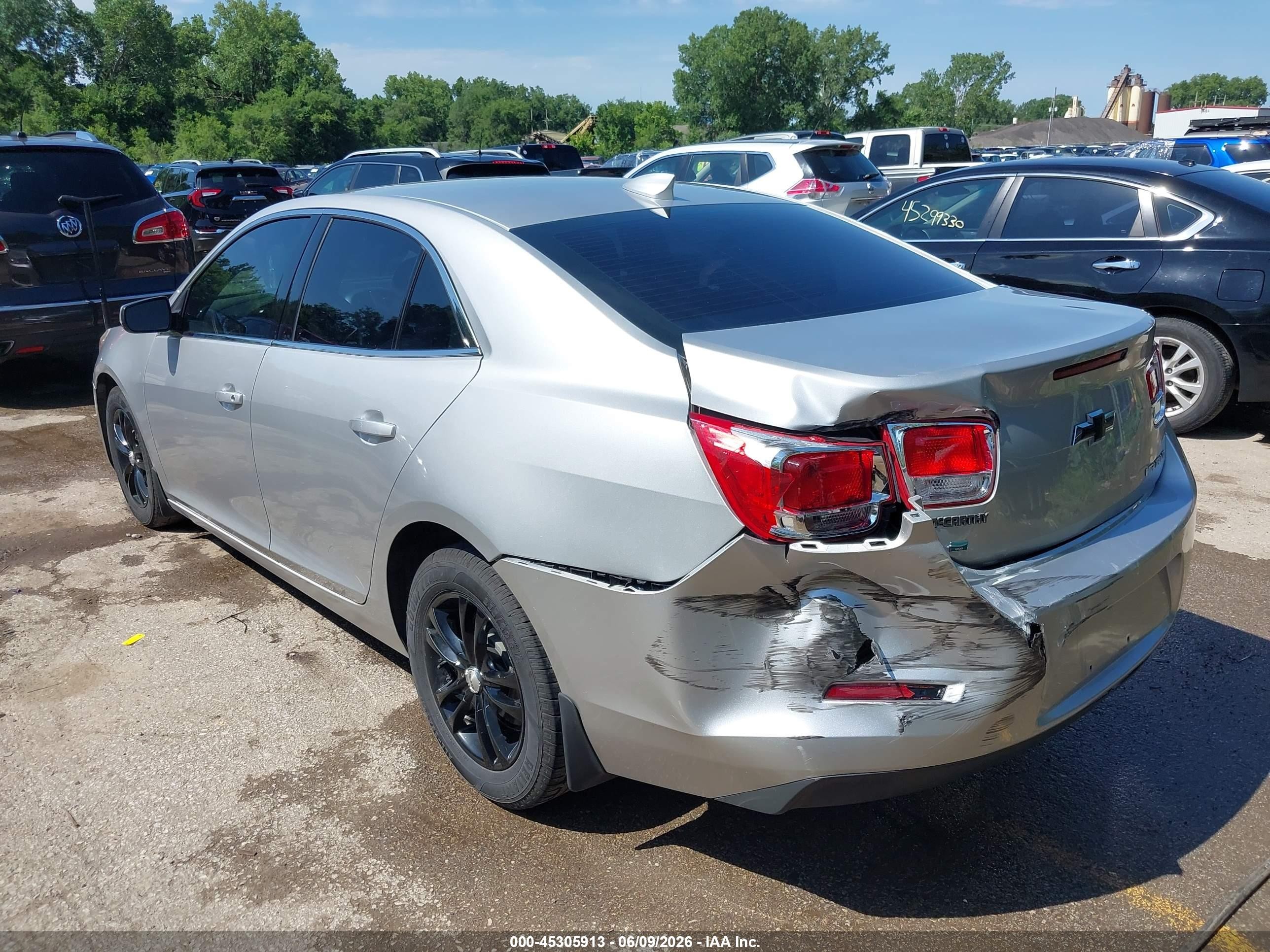 2015 Chevrolet Malibu 1lt Silver vin: 1G11C5SL9FF213768