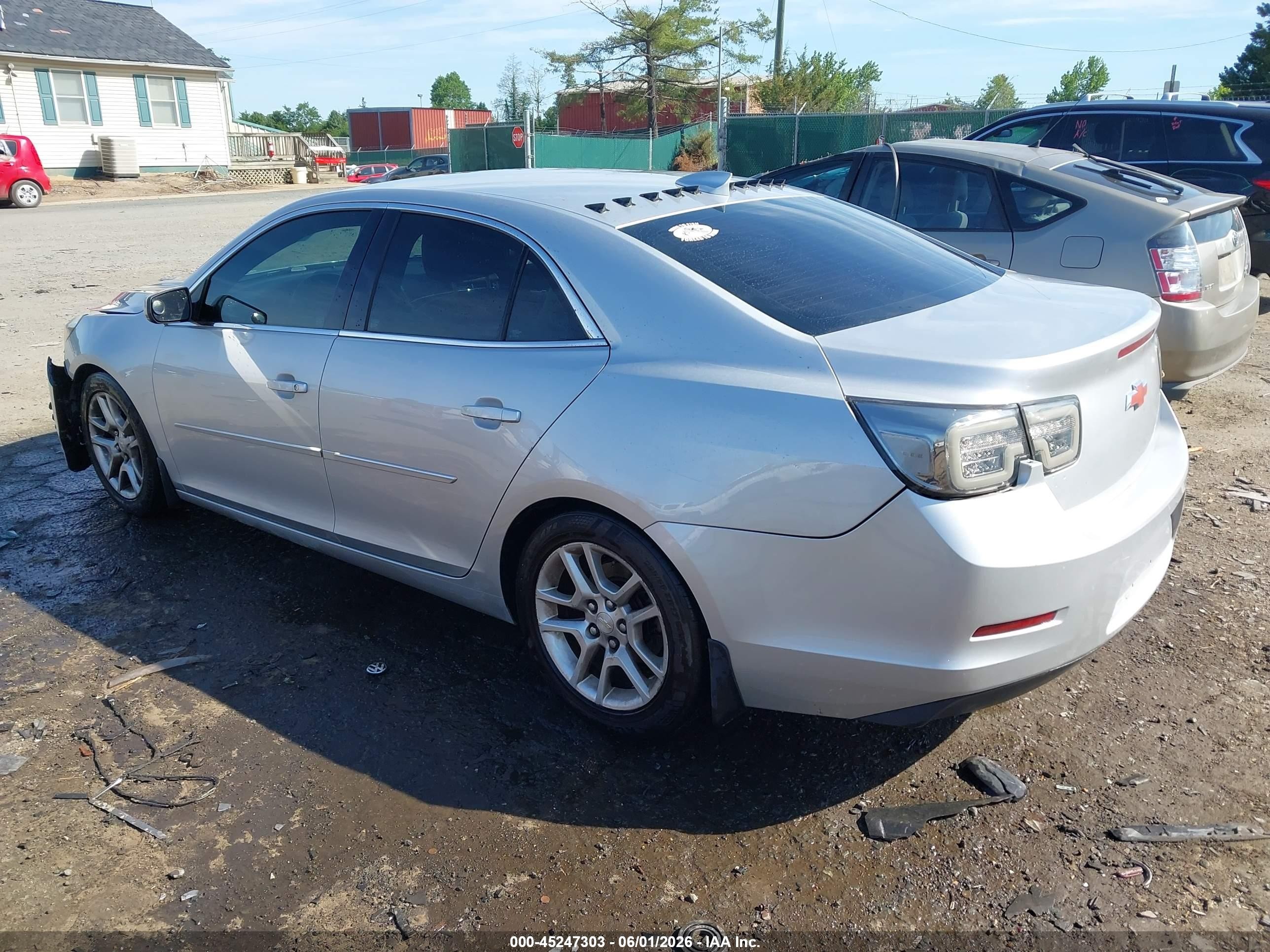 2015 Chevrolet Malibu 1lt Silver vin: 1G11C5SL9FF228996