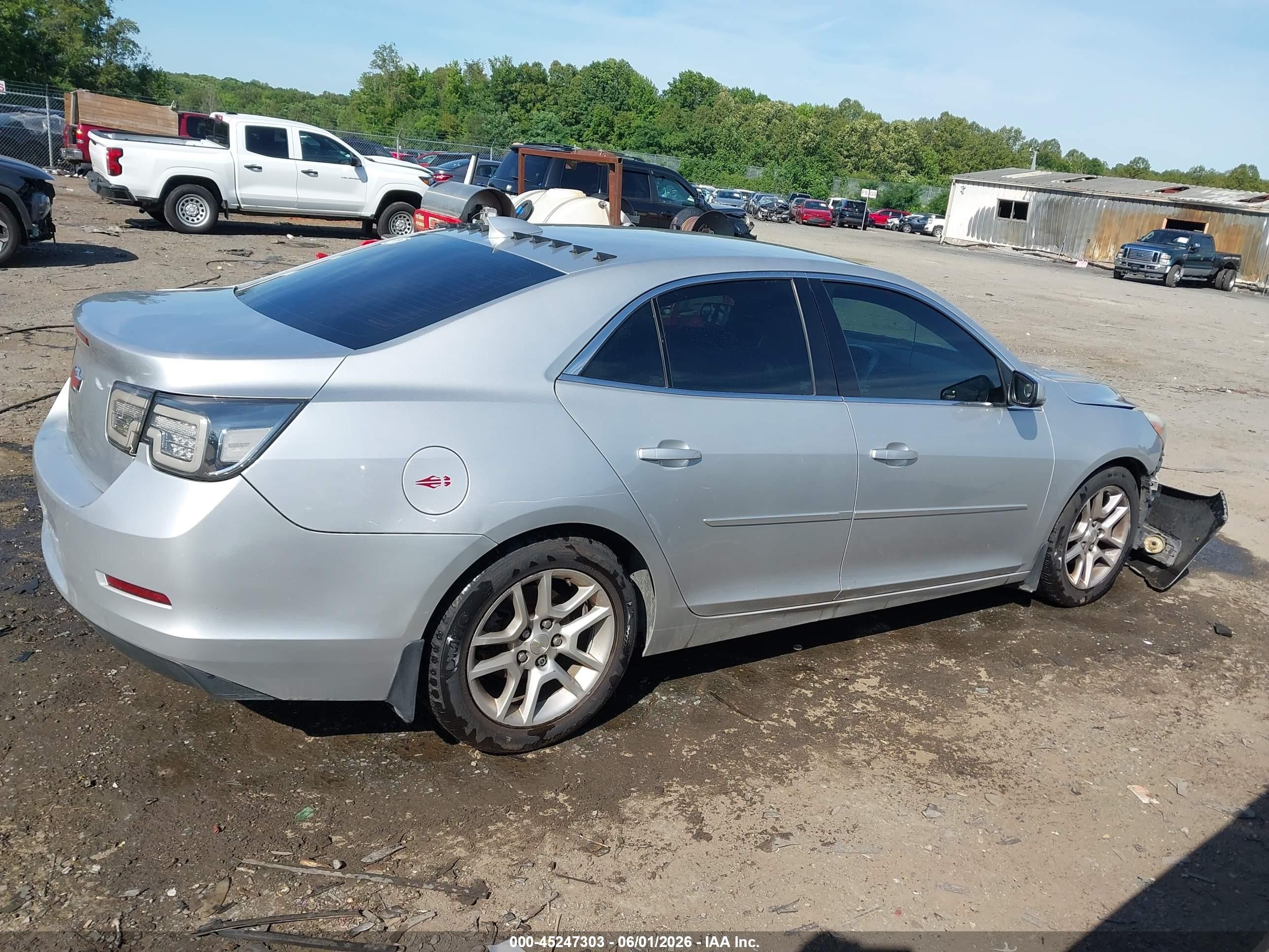 2015 Chevrolet Malibu 1lt Silver vin: 1G11C5SL9FF228996