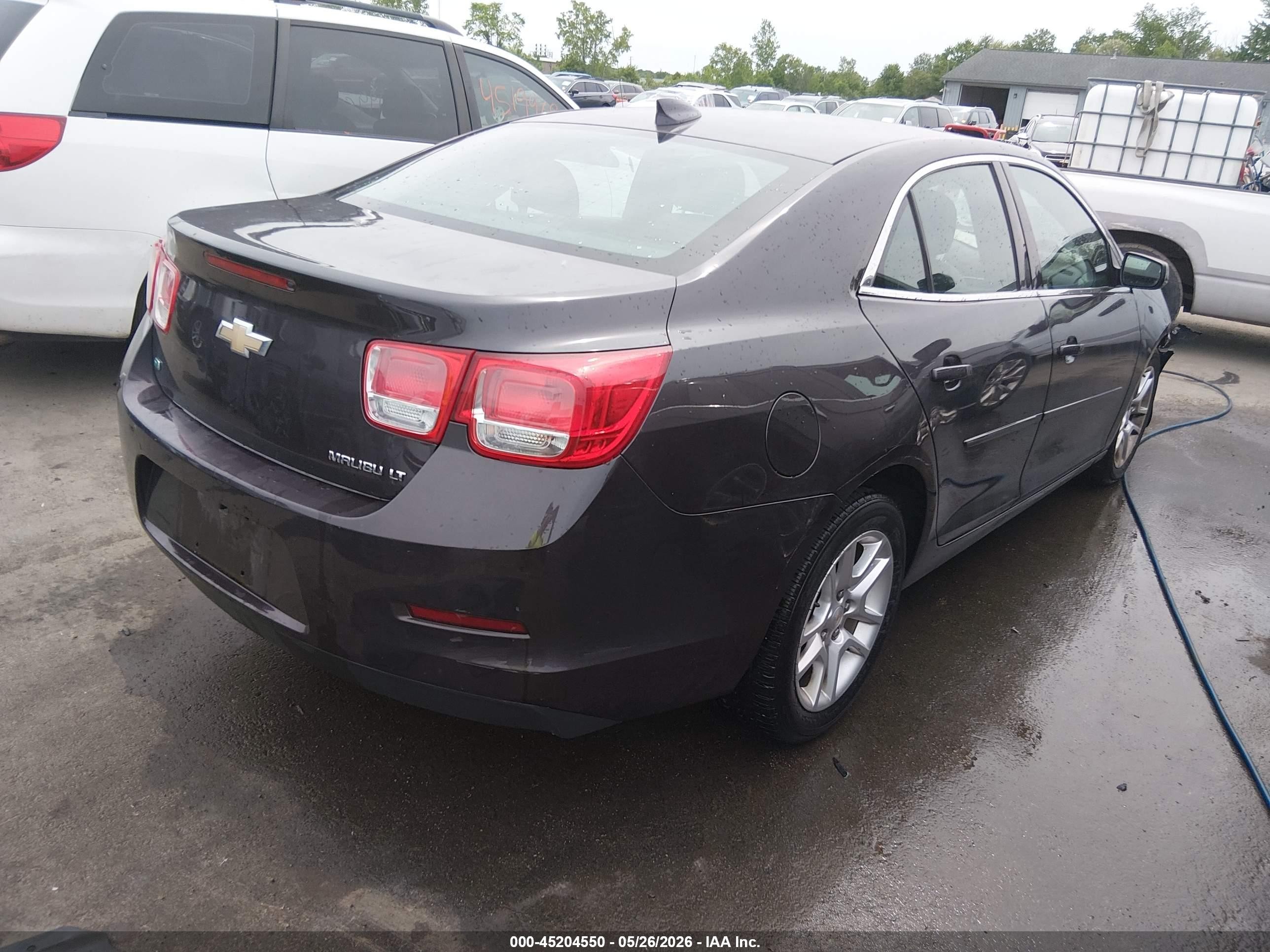 2015 Chevrolet Malibu 1lt Серый vin: 1G11C5SL9FF240677