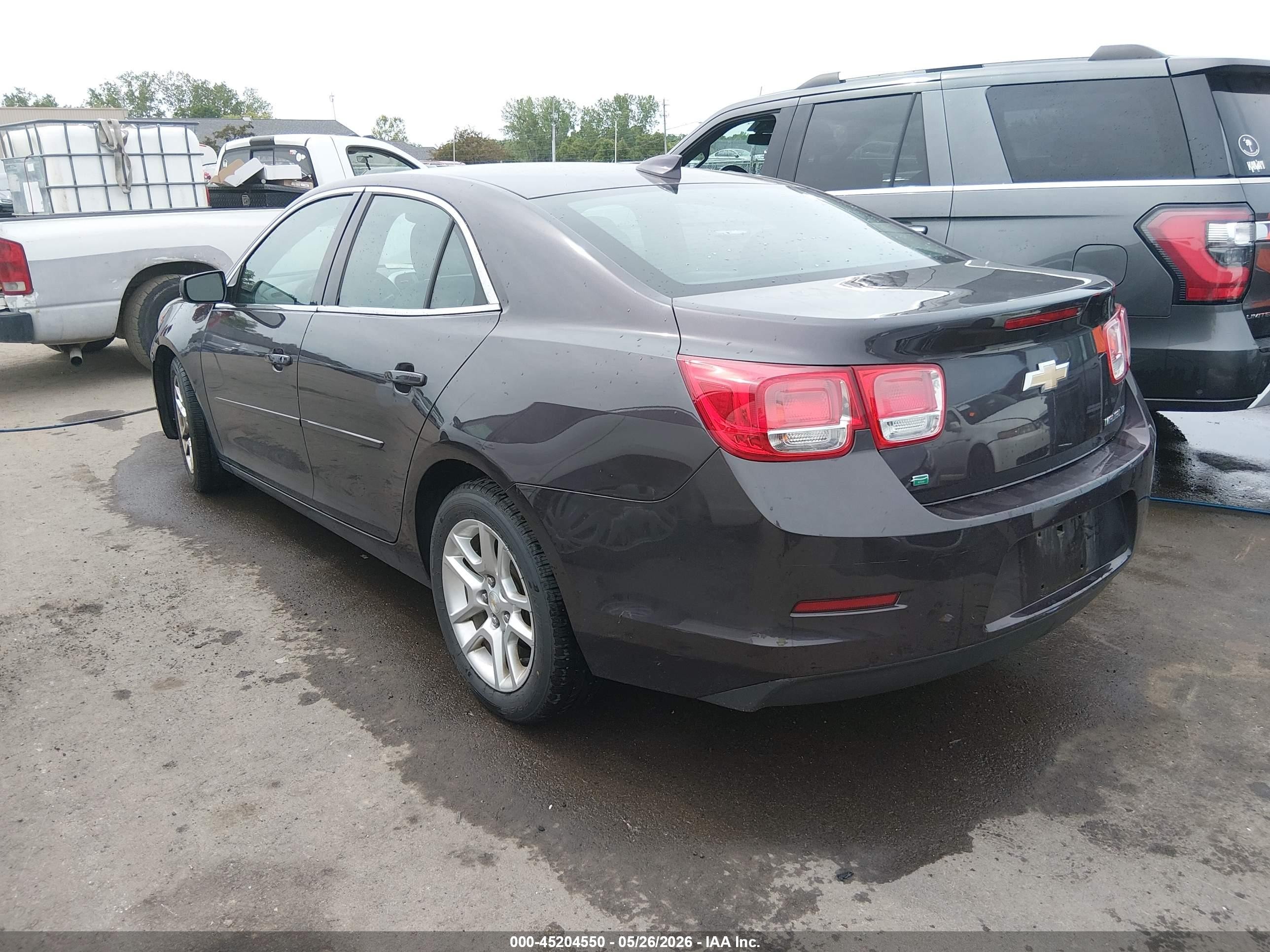 2015 Chevrolet Malibu 1lt Серый vin: 1G11C5SL9FF240677