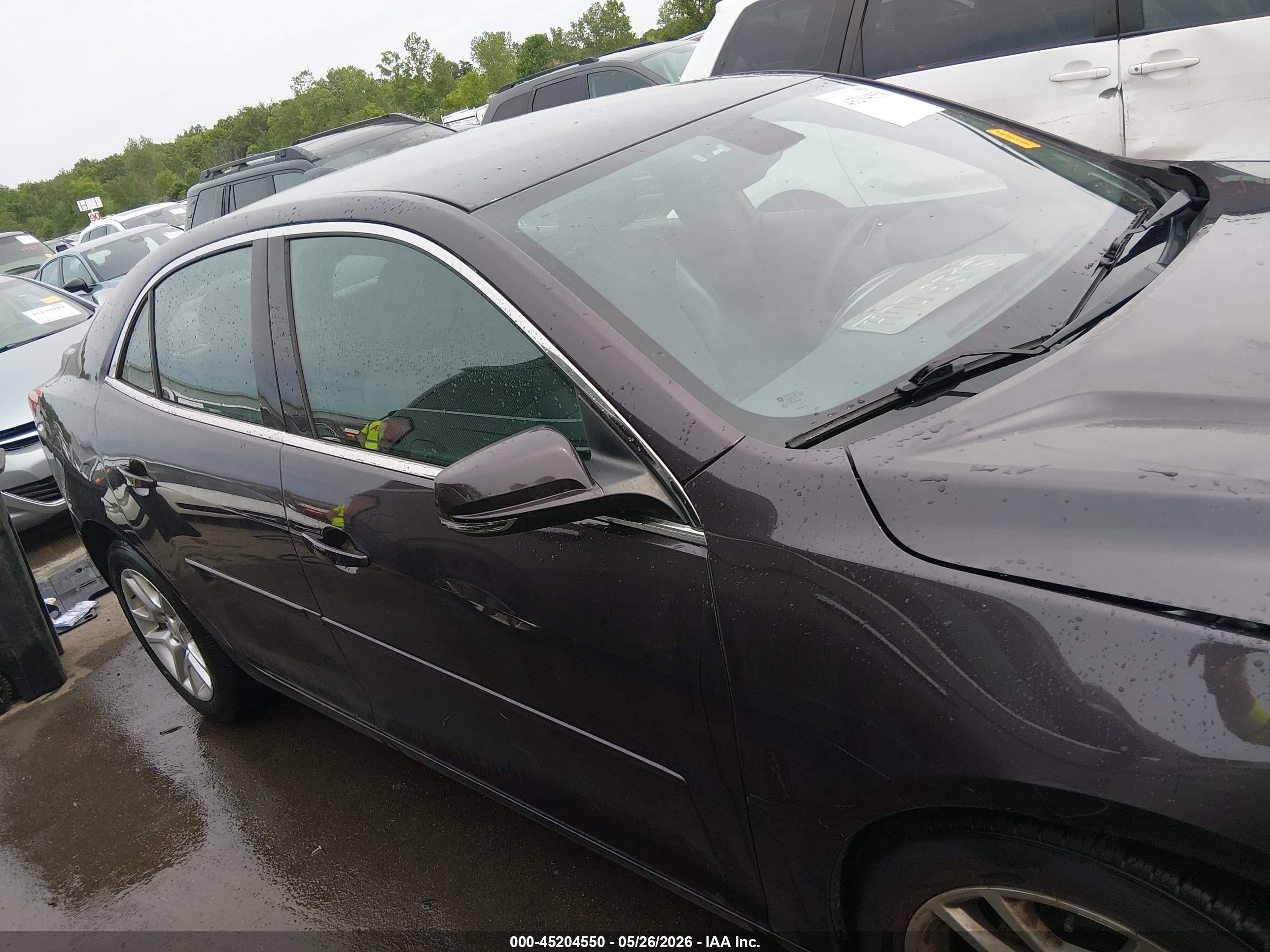 2015 Chevrolet Malibu 1lt Серый vin: 1G11C5SL9FF240677