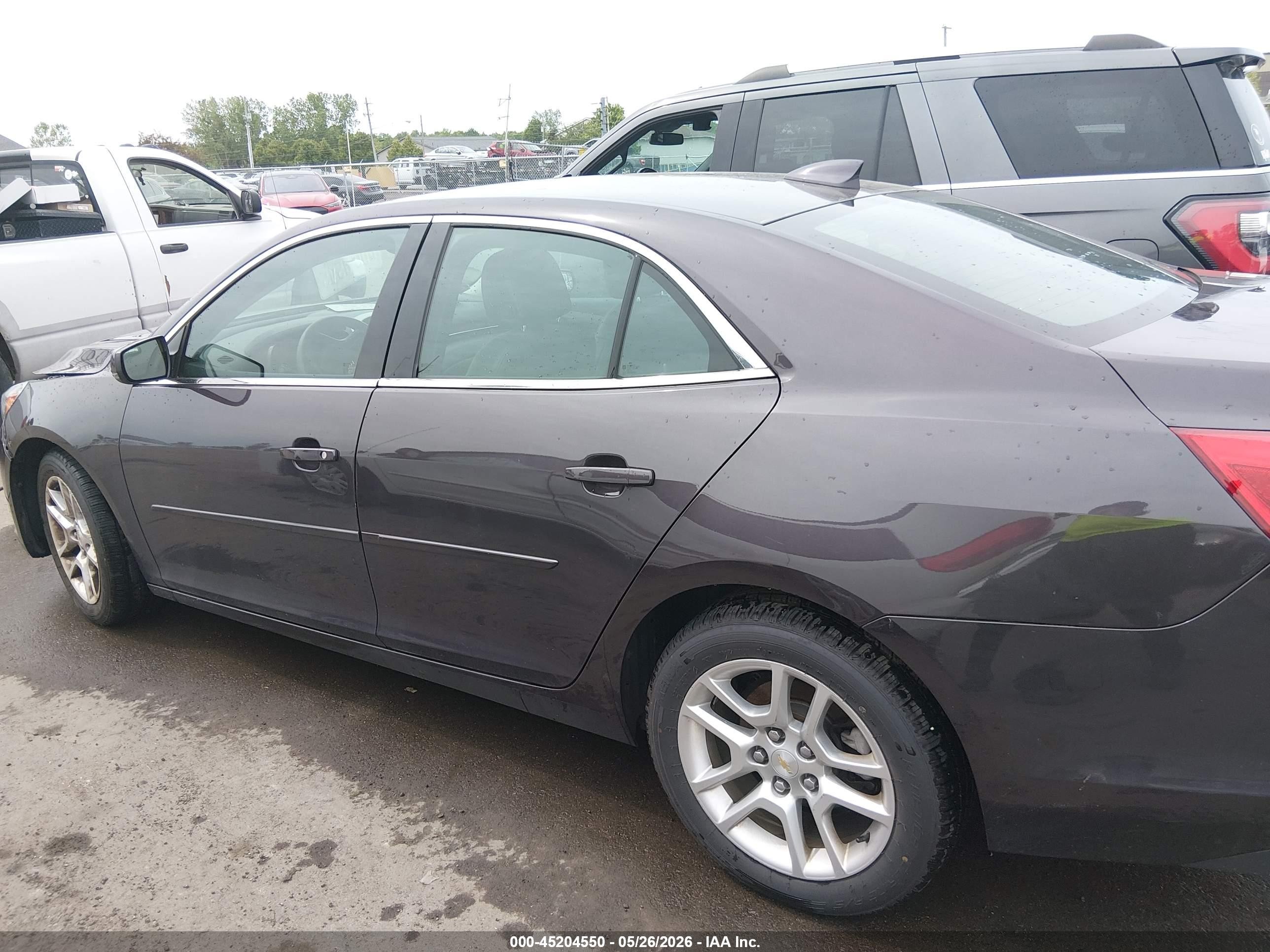 2015 Chevrolet Malibu 1lt Серый vin: 1G11C5SL9FF240677