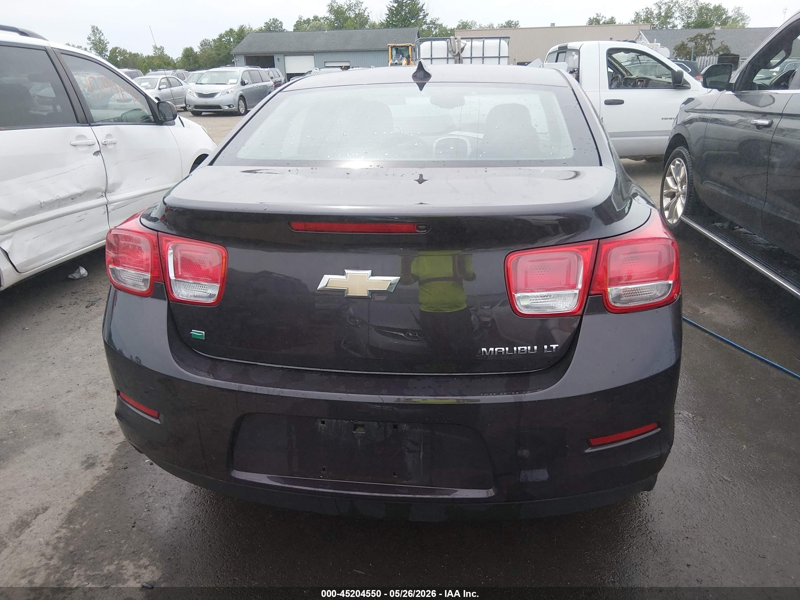 2015 Chevrolet Malibu 1lt Серый vin: 1G11C5SL9FF240677