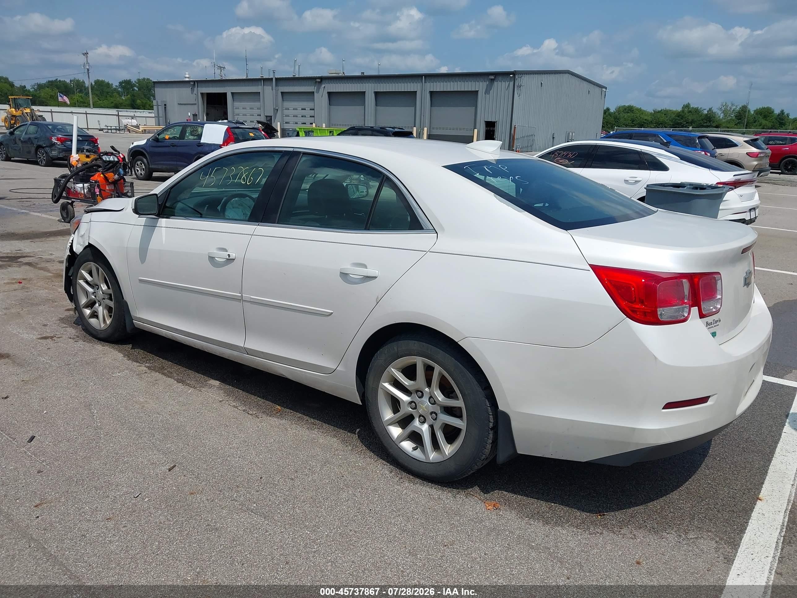 2015 Chevrolet Malibu 1lt White vin: 1G11C5SL9FF306502