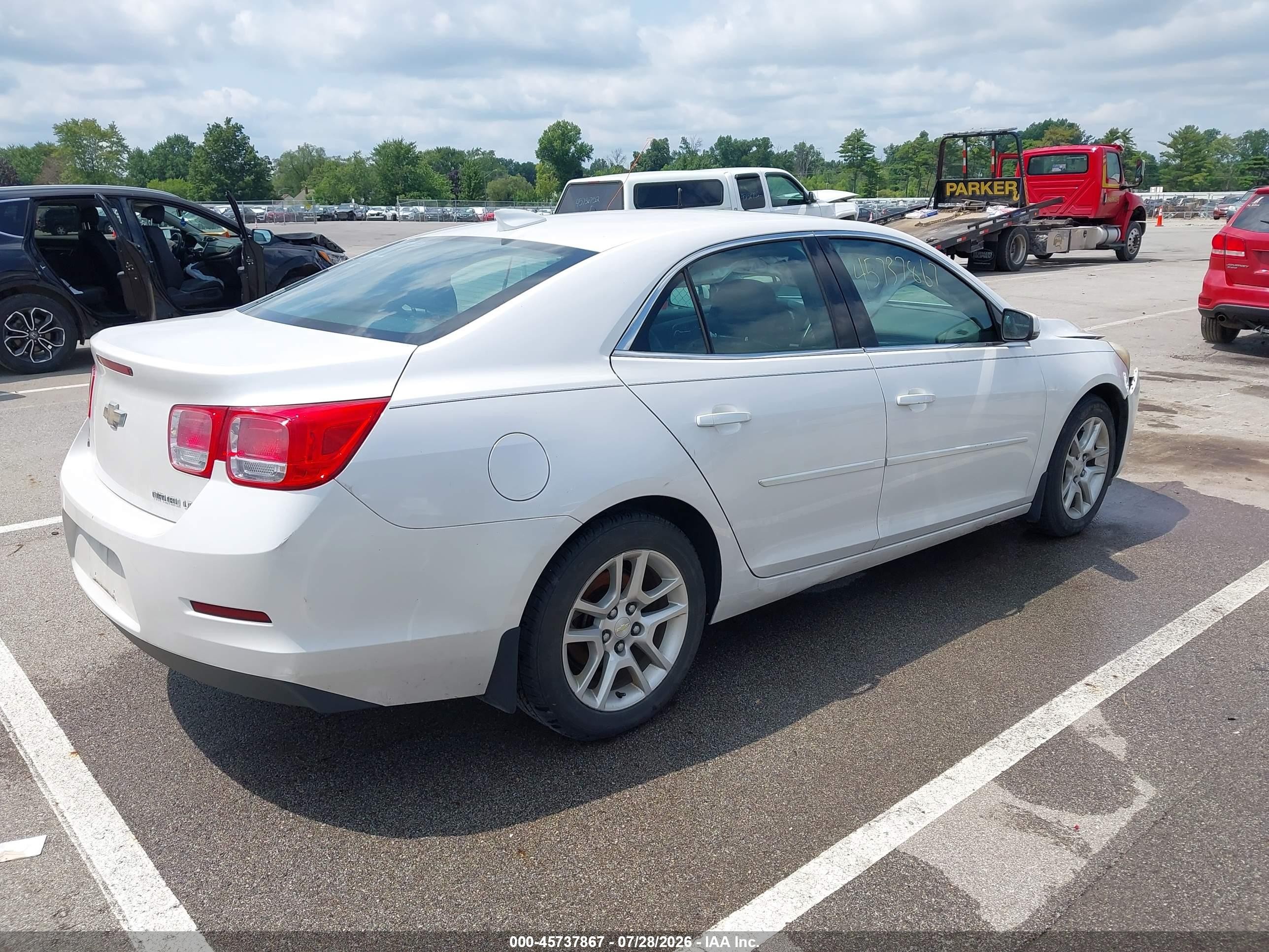 2015 Chevrolet Malibu 1lt White vin: 1G11C5SL9FF306502