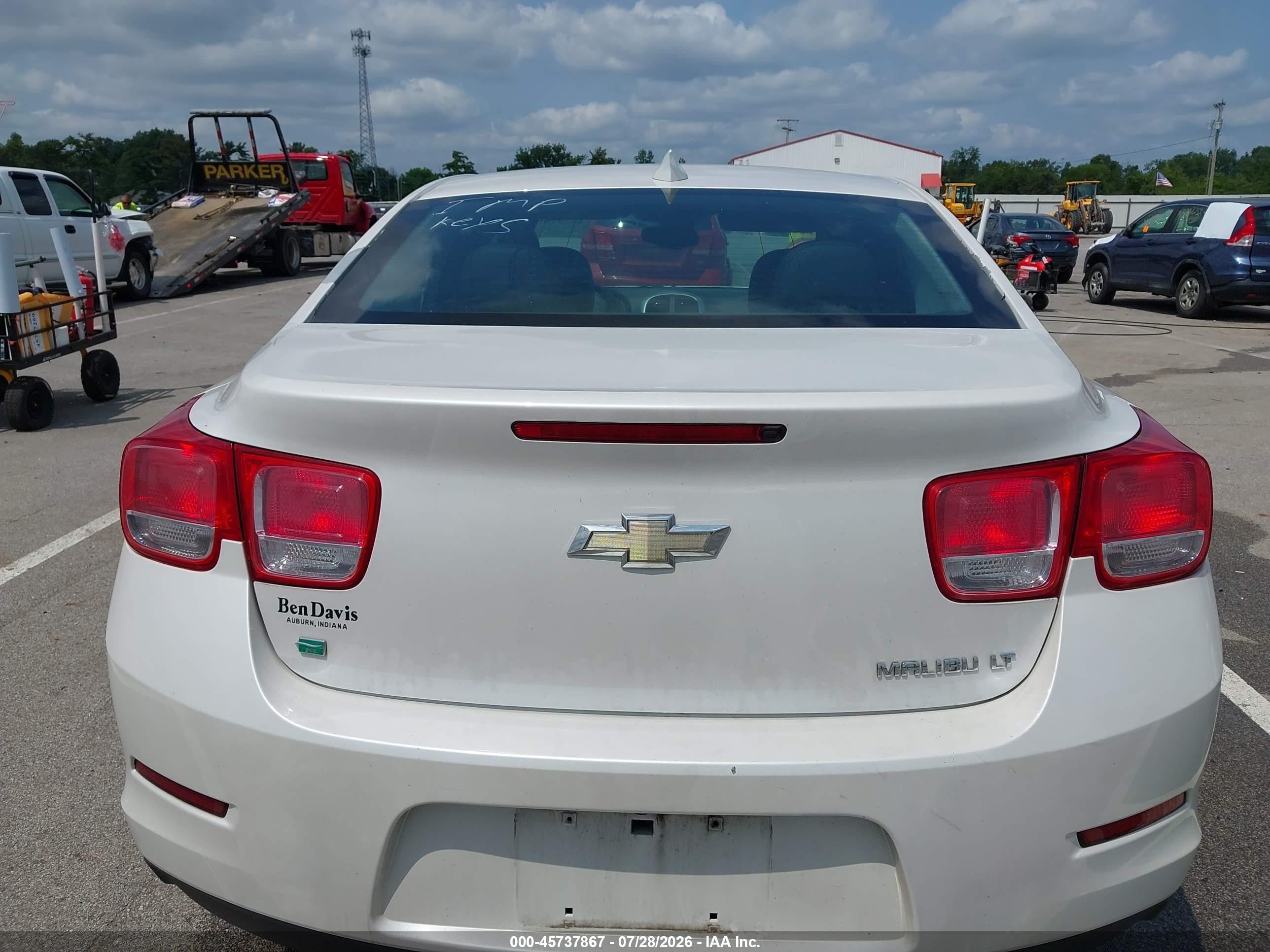 2015 Chevrolet Malibu 1lt White vin: 1G11C5SL9FF306502
