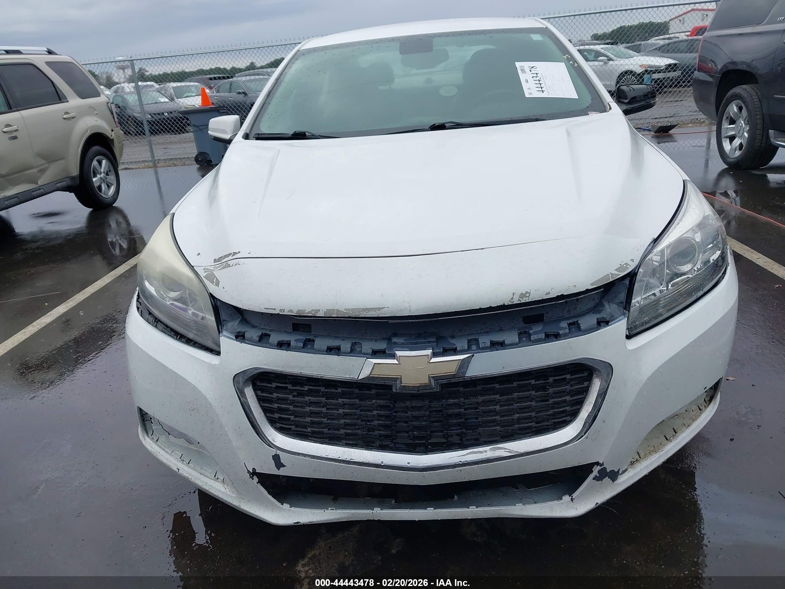 2015 Chevrolet Malibu 1lt White vin: 1G11C5SL9FF323414
