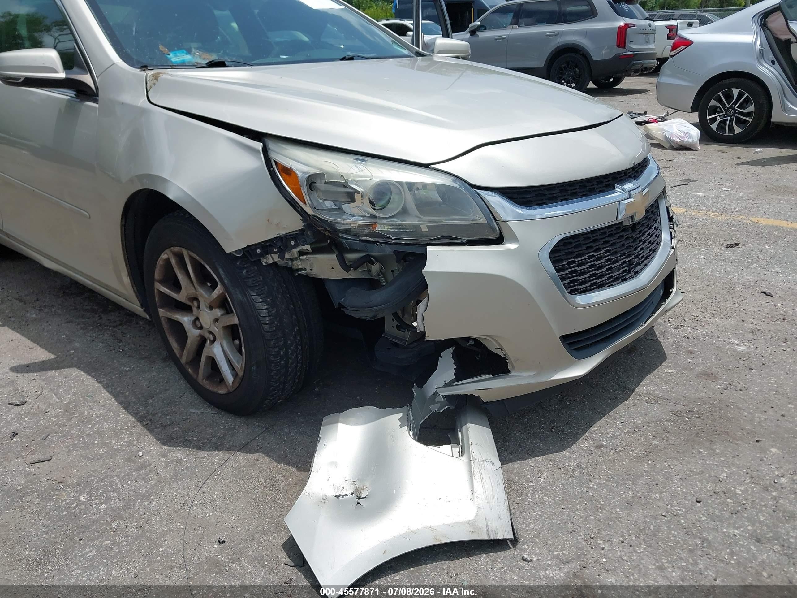 2015 Chevrolet Malibu 1lt Beige vin: 1G11C5SL9FF340570