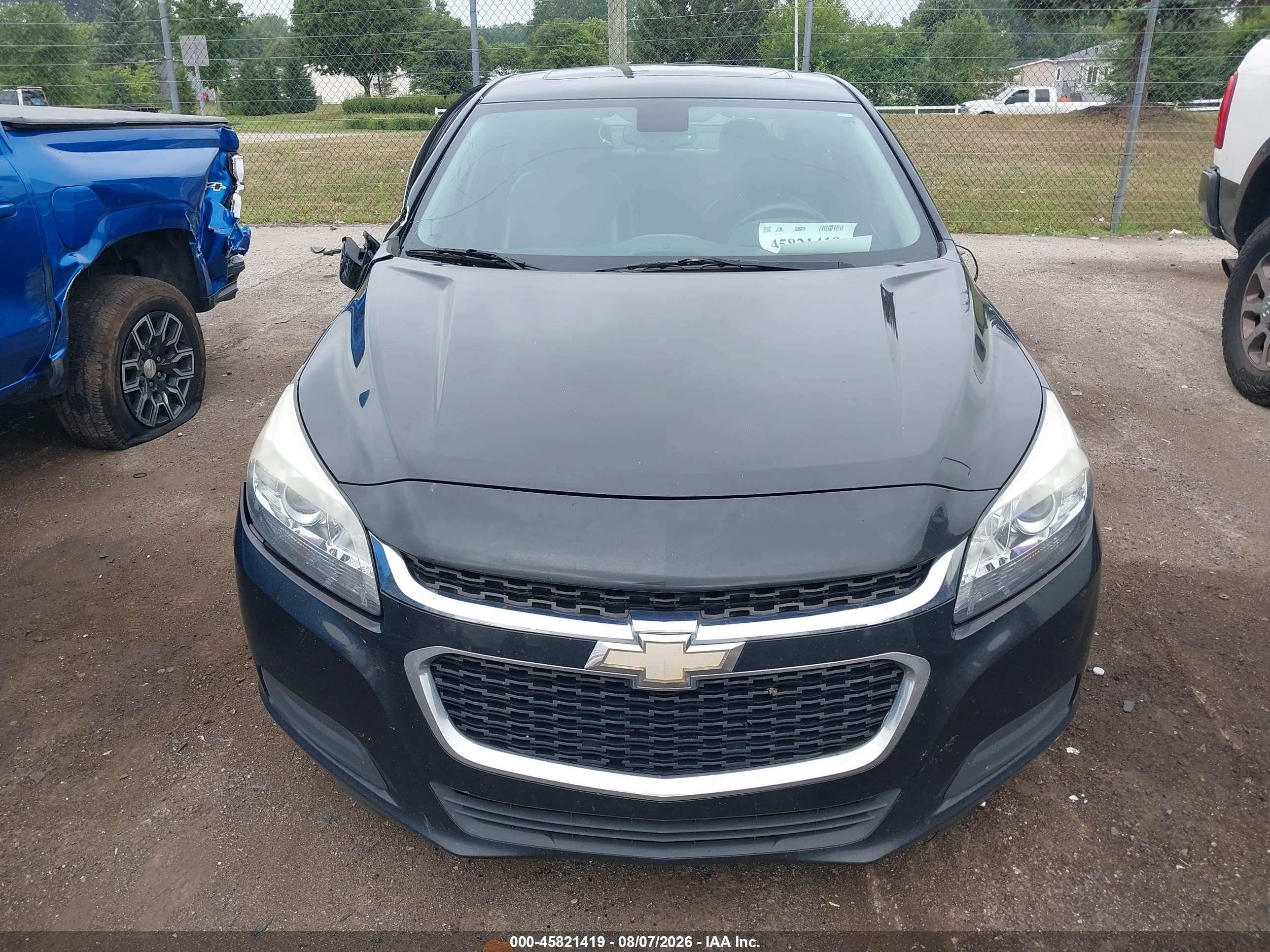 2015 Chevrolet Malibu 1lt Black vin: 1G11C5SL9FF341525