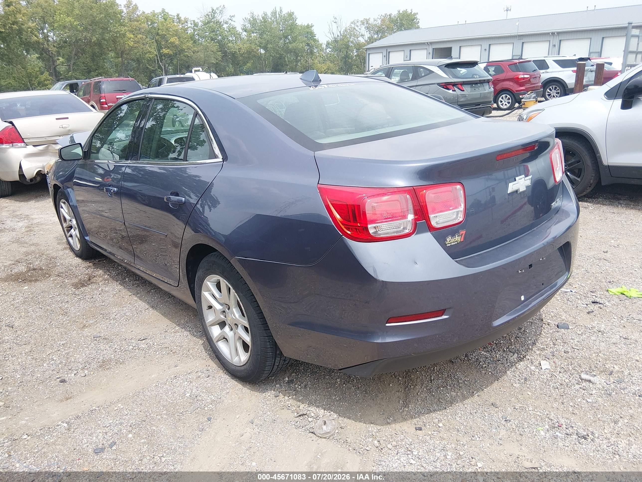 2014 Chevrolet Malibu 1lt Blue vin: 1G11C5SLXEF107313