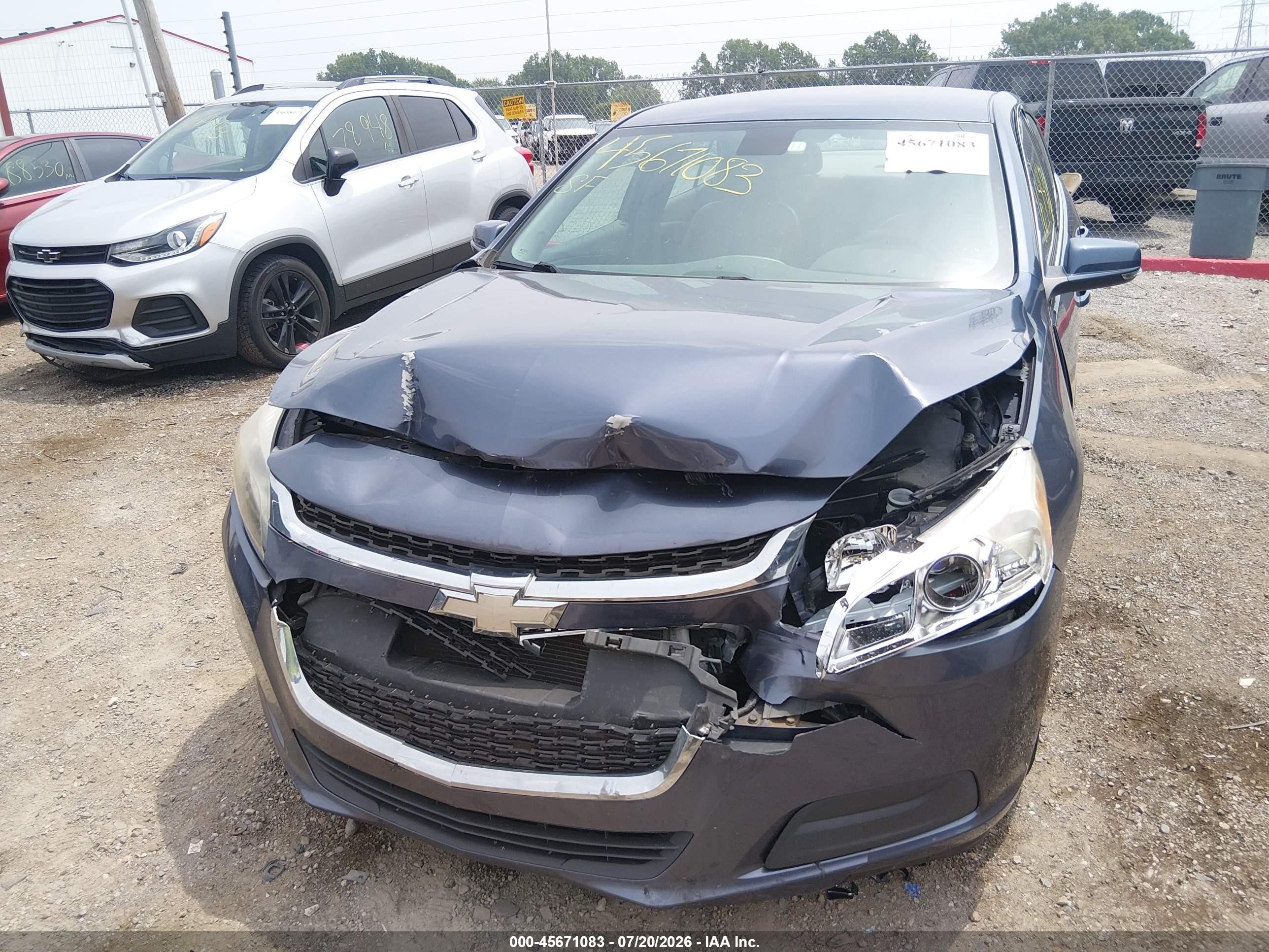2014 Chevrolet Malibu 1lt Blue vin: 1G11C5SLXEF107313