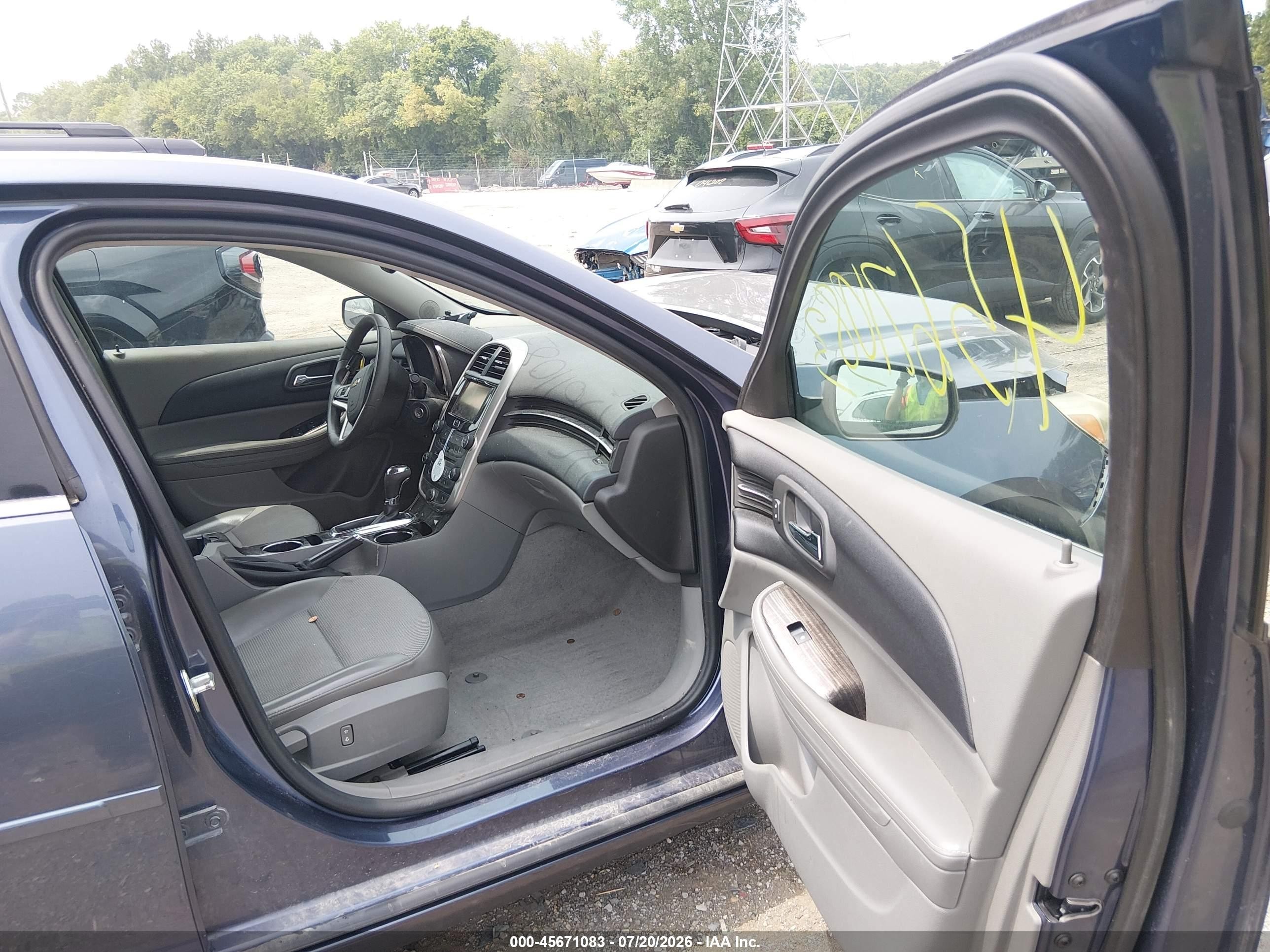 2014 Chevrolet Malibu 1lt Blue vin: 1G11C5SLXEF107313